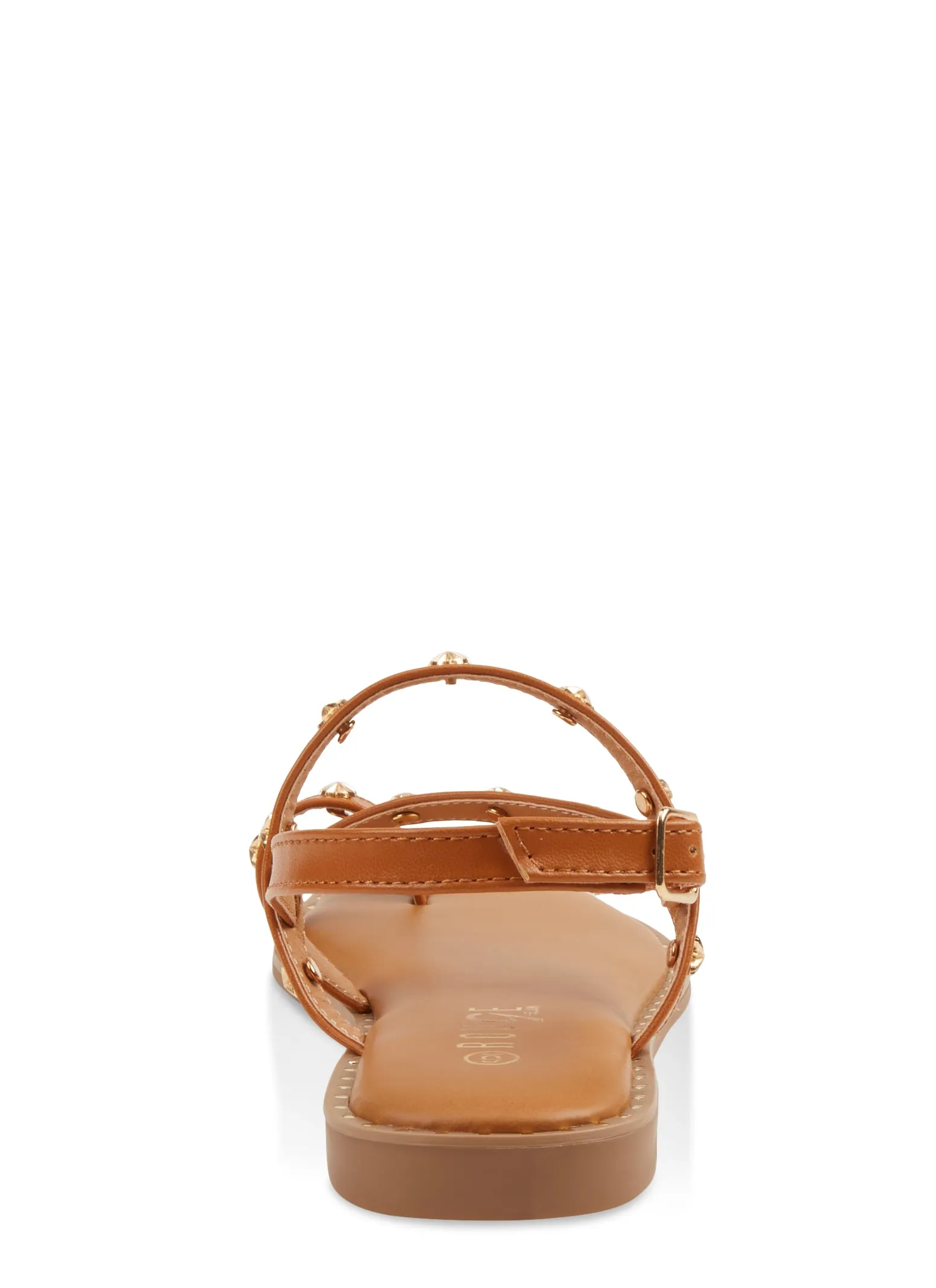 Studded Buckle Strap Toe Loop Sandals sold by Rainbow product image thumbnail 3