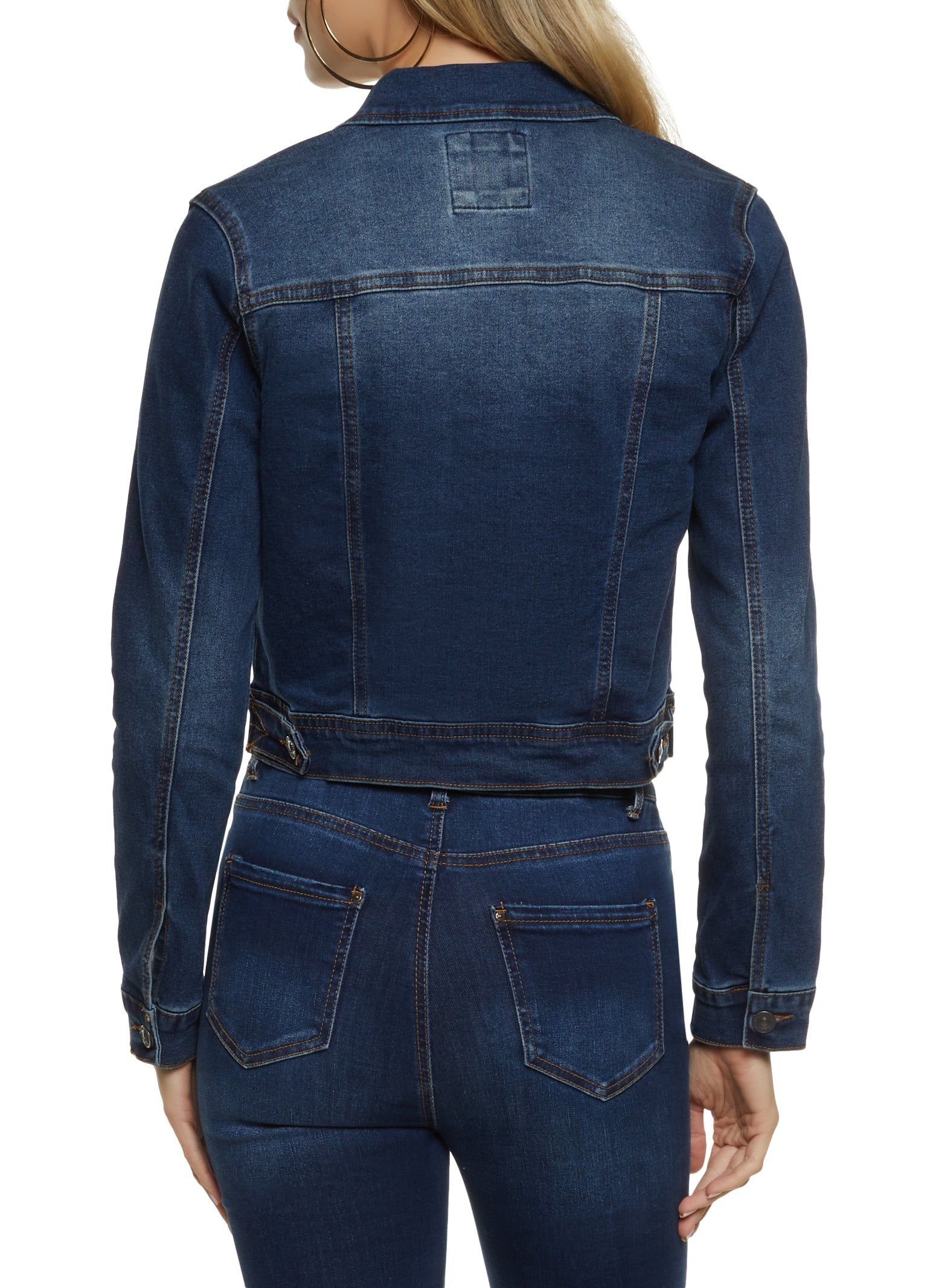 WAX Basic Stone Wash Denim Jacket sold by Rainbow product image thumbnail 2