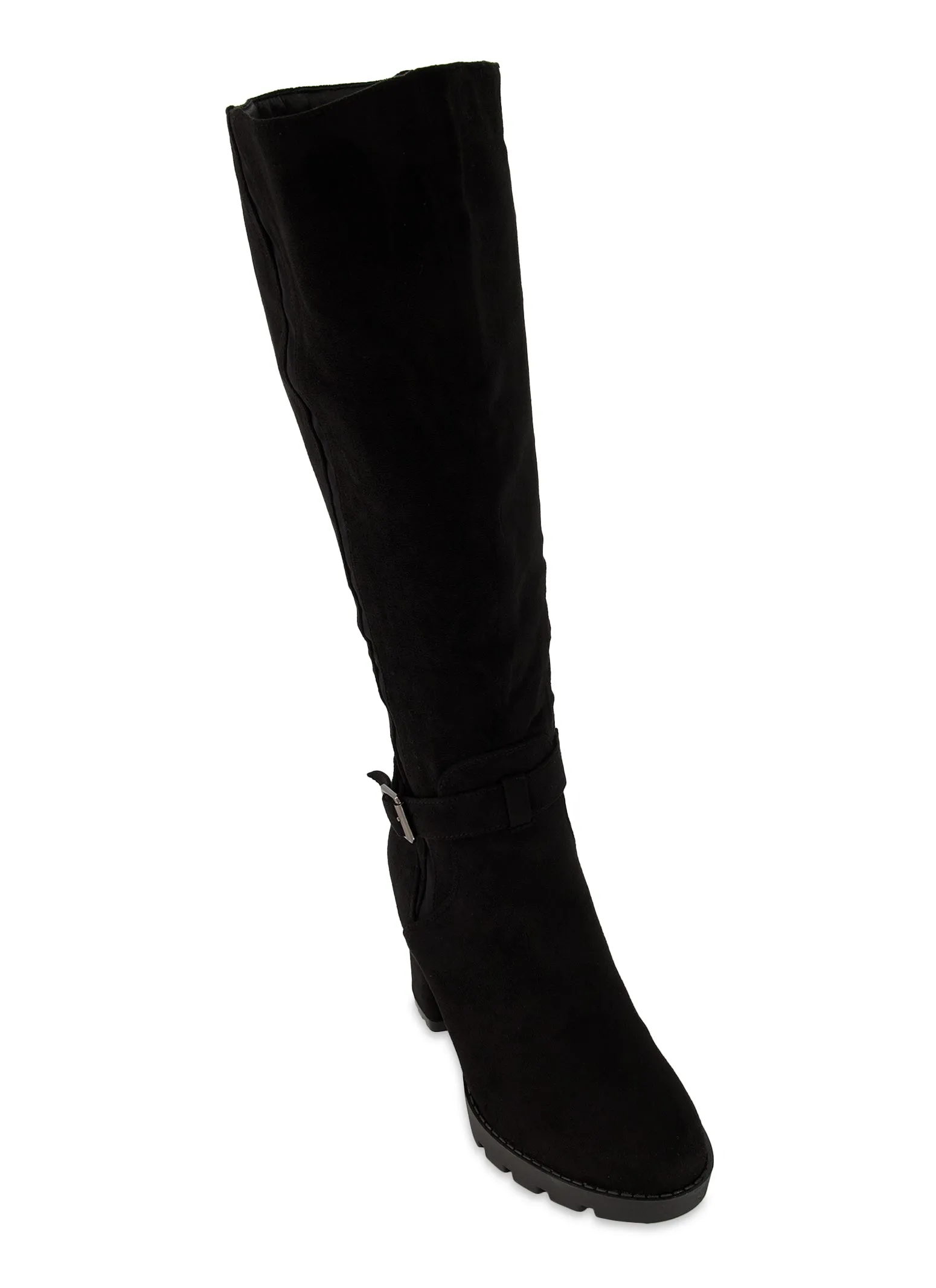 Buckle Detail Block Heel Tall Boots sold by Rainbow product image thumbnail 5