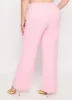 Plus Size Crepe Knit Wide Leg Dress Pants sold by Rainbow