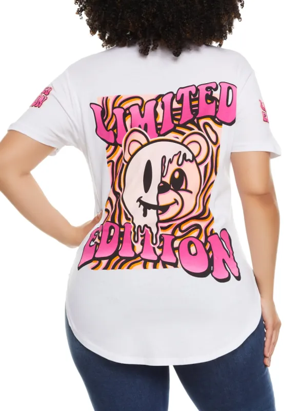 Plus Size Limited Edition Graphic T Shirt sold by Rainbow