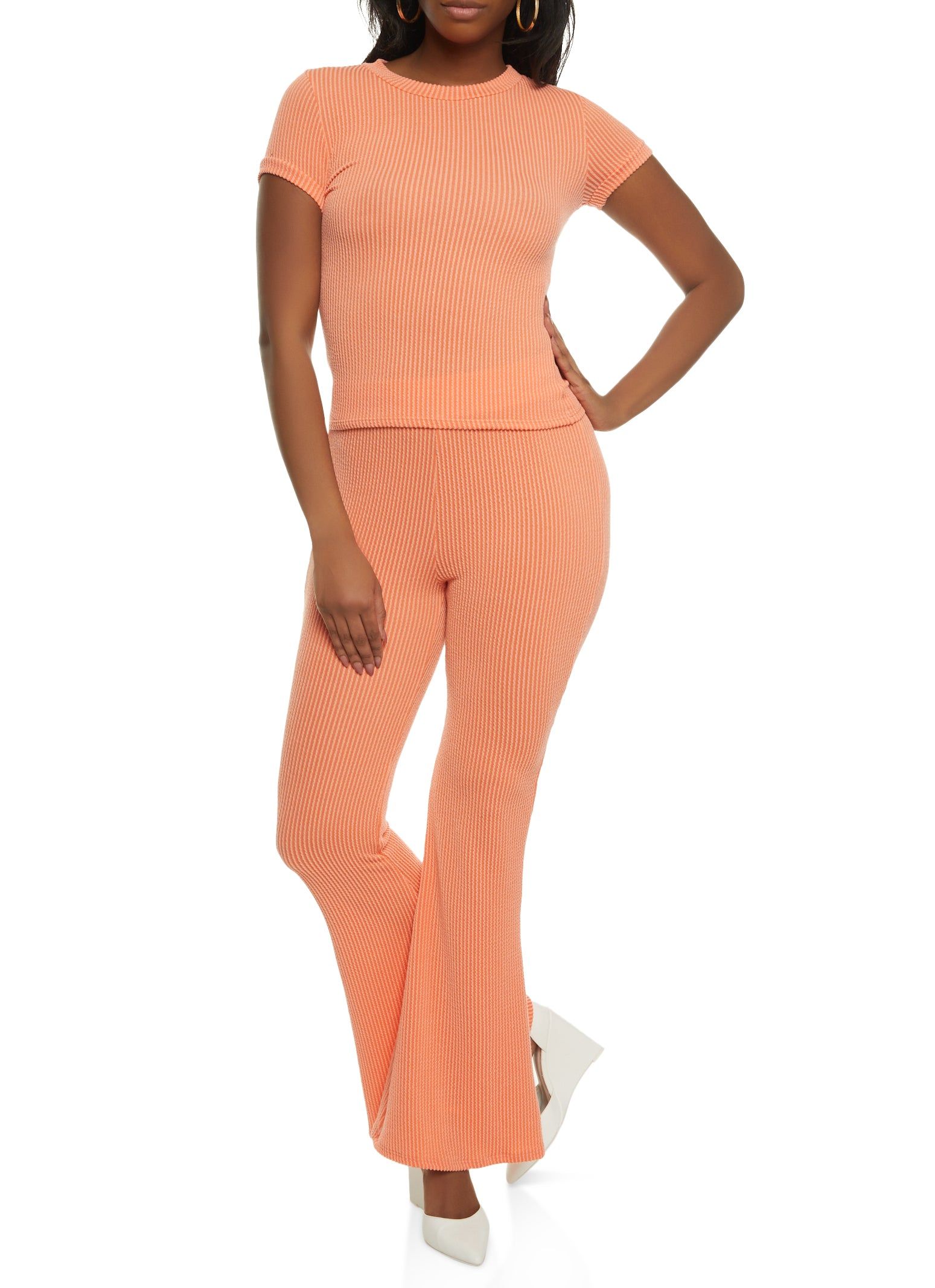 Ribbed Crew Neck Top sold by Rainbow product image thumbnail 2