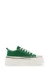 Canvas Lace Up Platform Sneakers sold by Rainbow