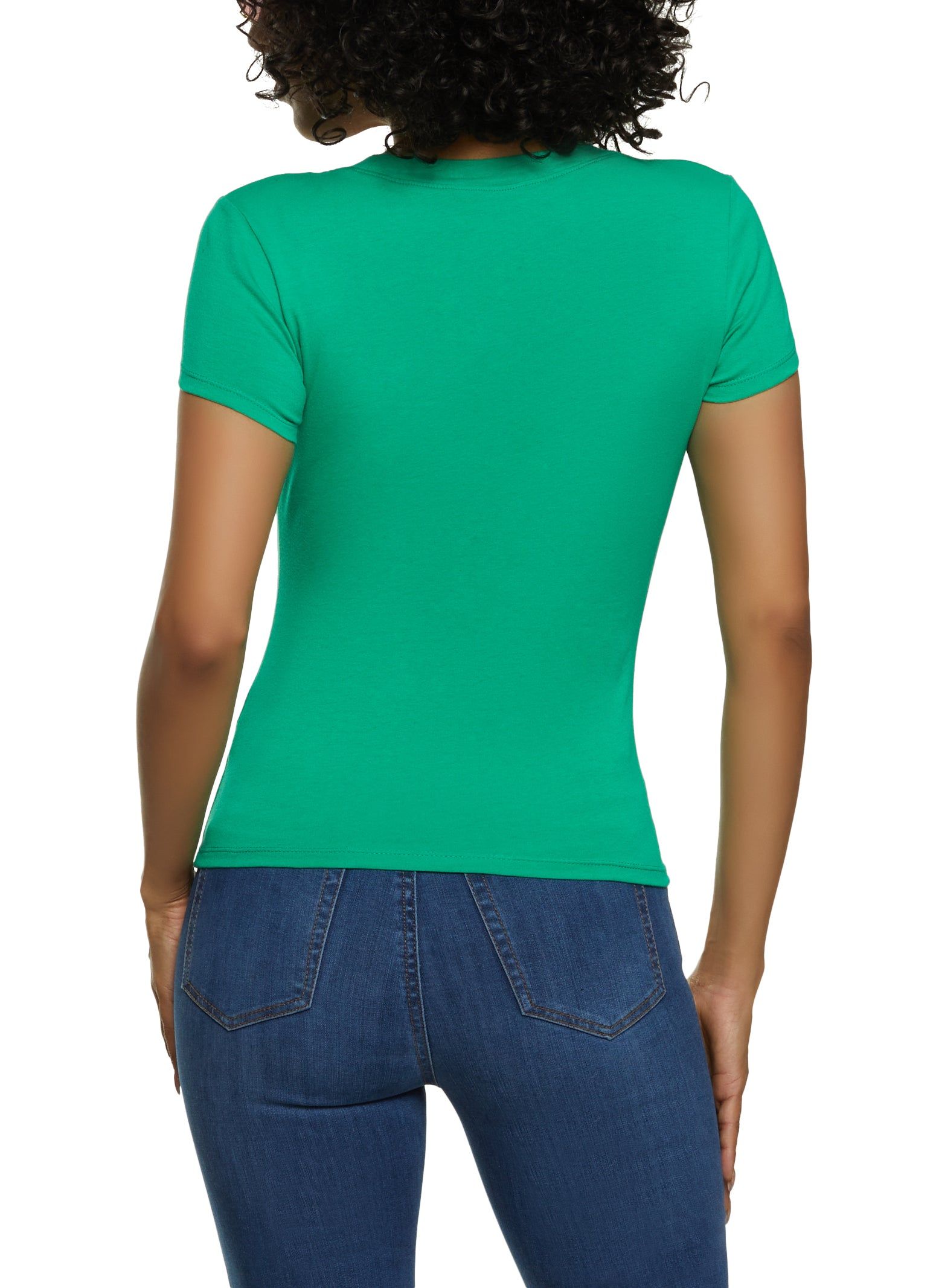 Basic Crew Neck T Shirt sold by Rainbow product image thumbnail 2