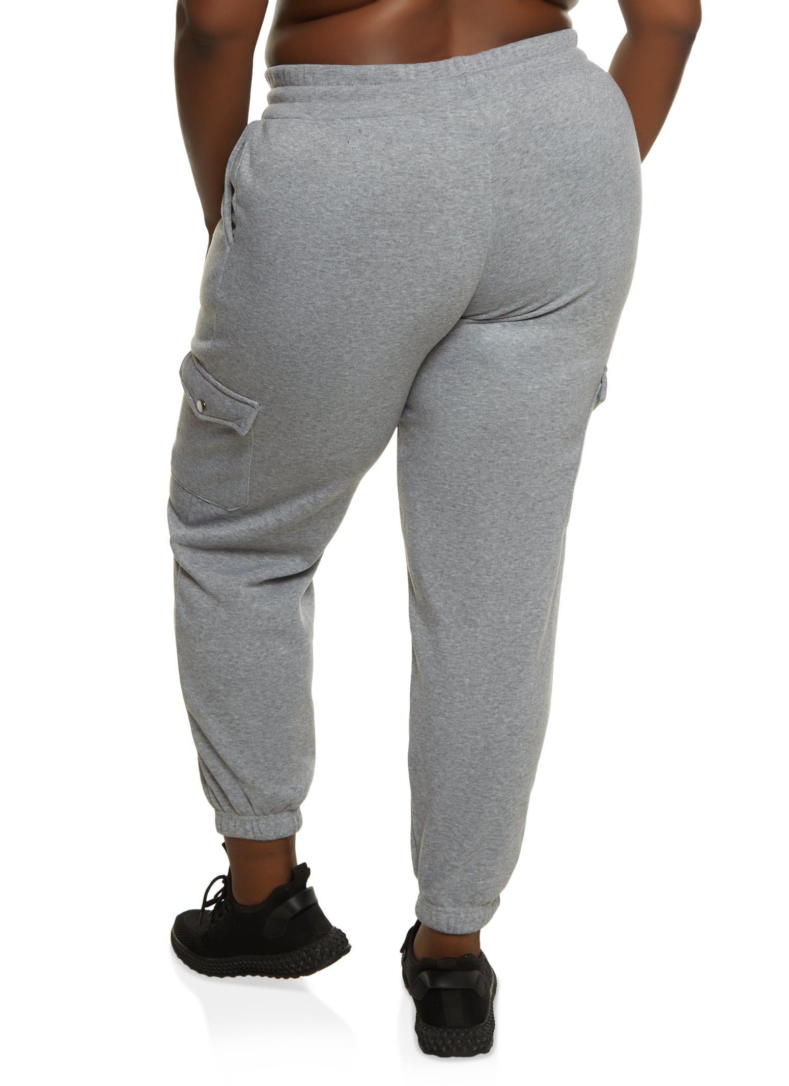 Plus Size Fleece Drawstring Waist Sweatpants sold by Rainbow product image thumbnail 2