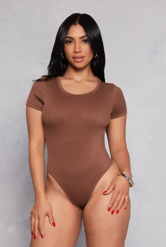 Daisy Basic Crew Neck Short Sleeve Bodysuit sold by Rainbow