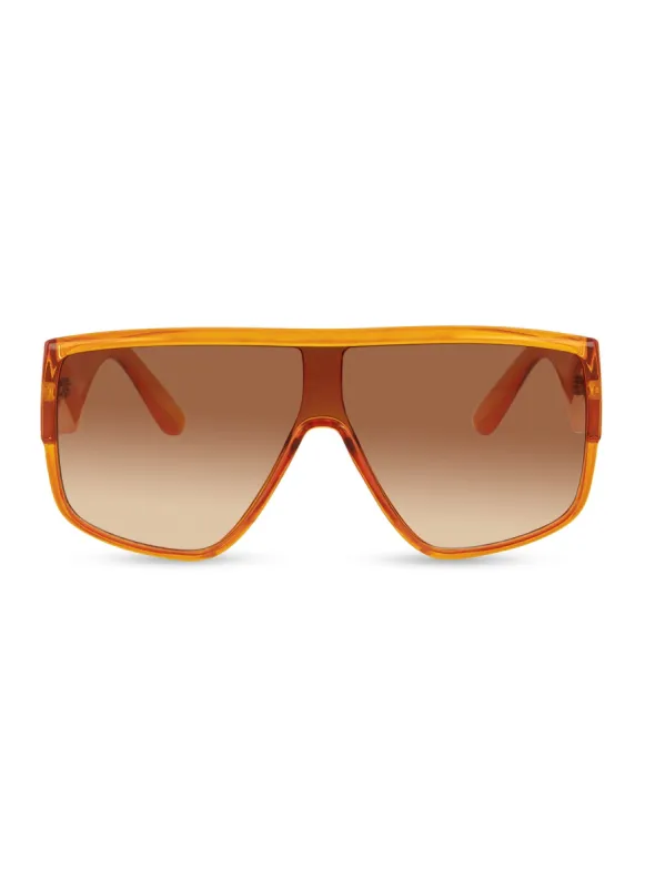 Boxy Oversized Shield Sunglasses sold by Rainbow