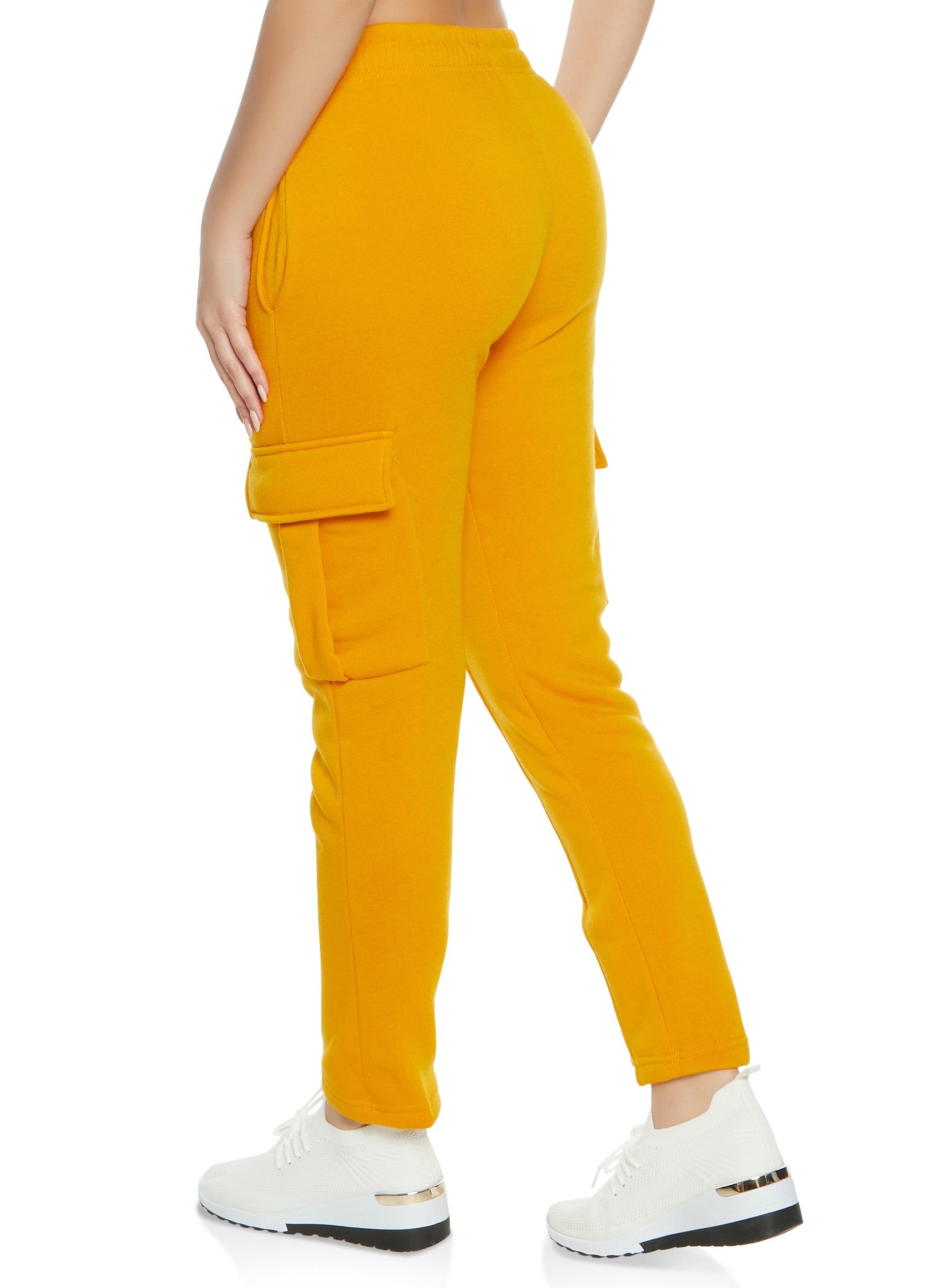 Solid Cargo Pocket Pintuck Joggers sold by Rainbow product image thumbnail 2