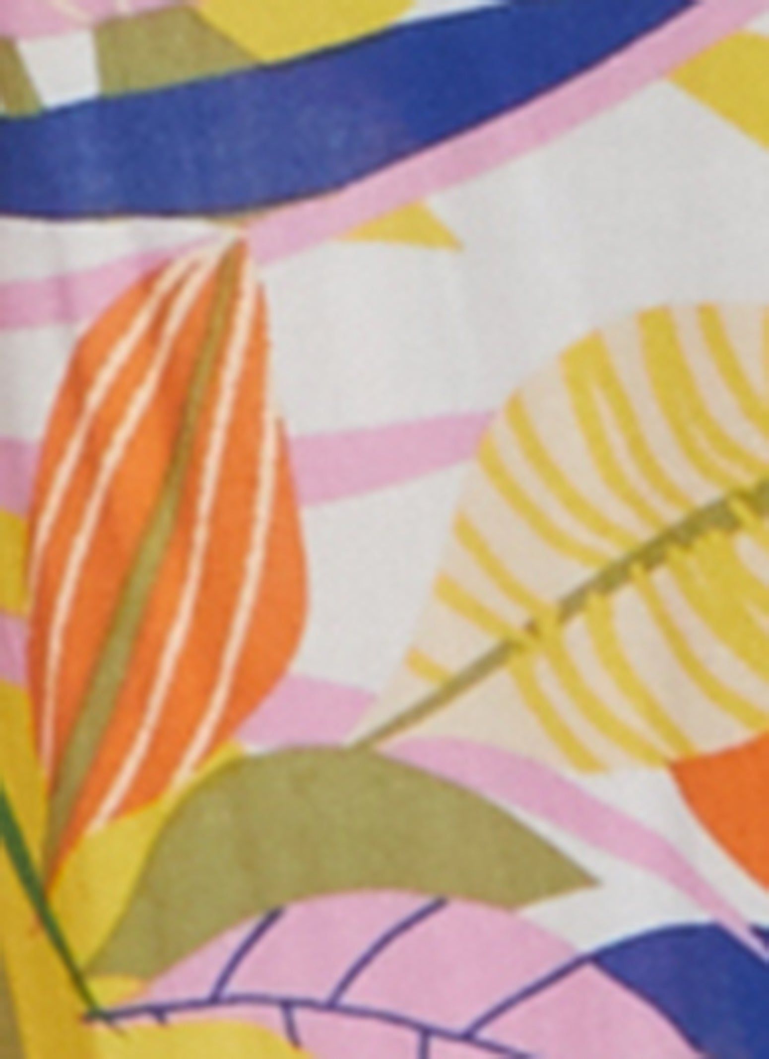 Tropical Print High Waist Wide Leg Pants sold by Rainbow product image thumbnail 3