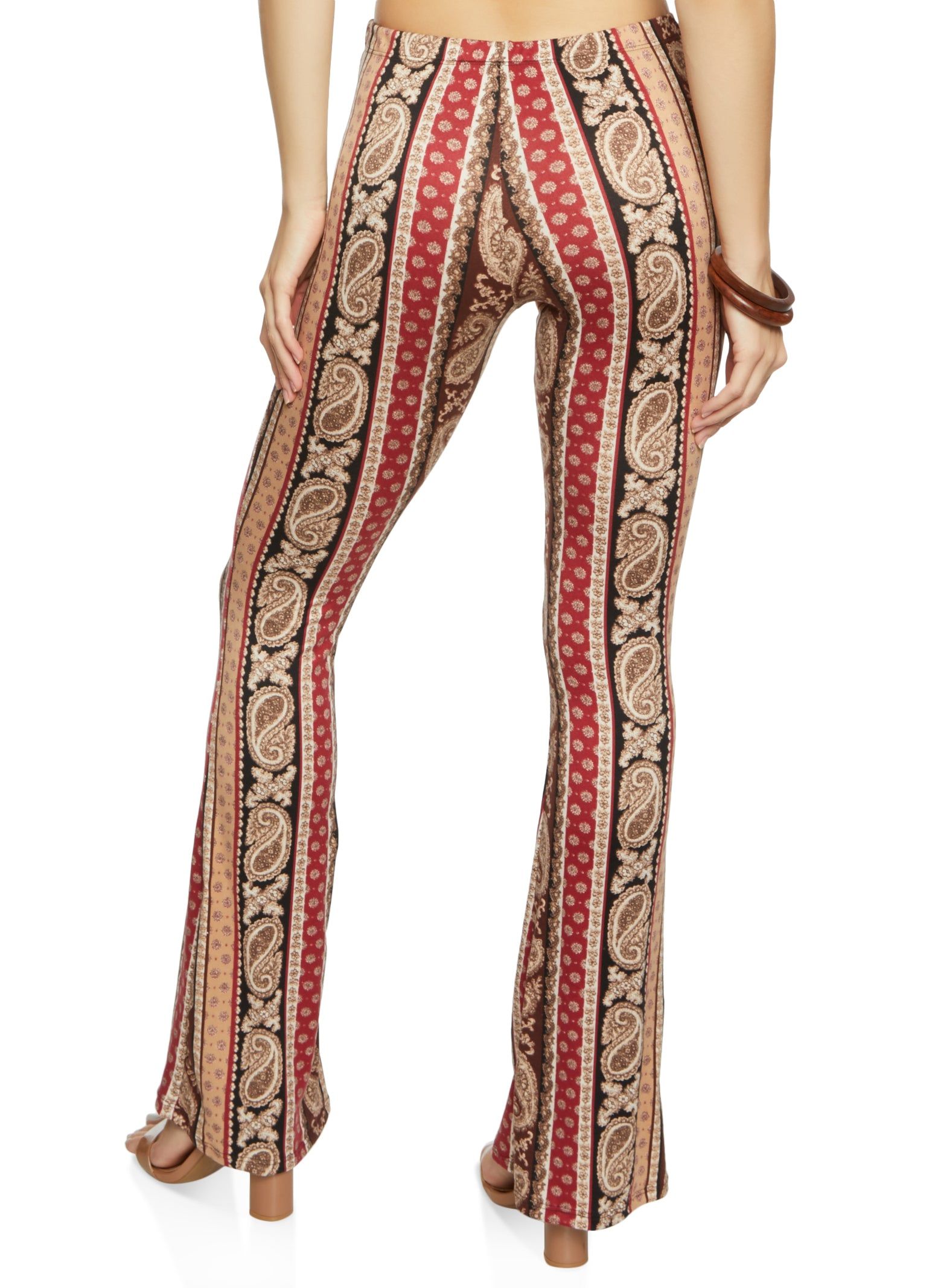 Paisley Border Print Flare Pants sold by Rainbow product image thumbnail 2
