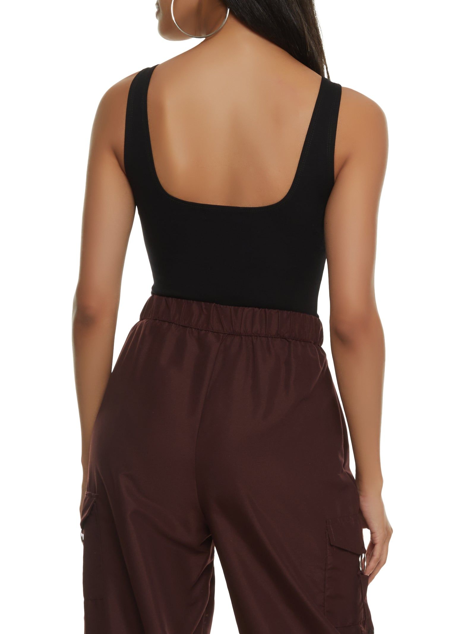 Ponte Body Contour Square Neck Tank Bodysuit sold by Rainbow product image thumbnail 3