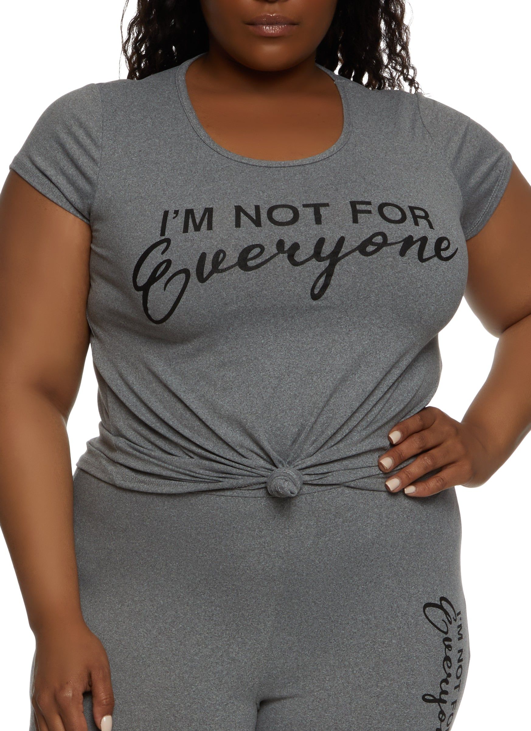 Plus Size Im Not For Everyone Tee sold by Rainbow