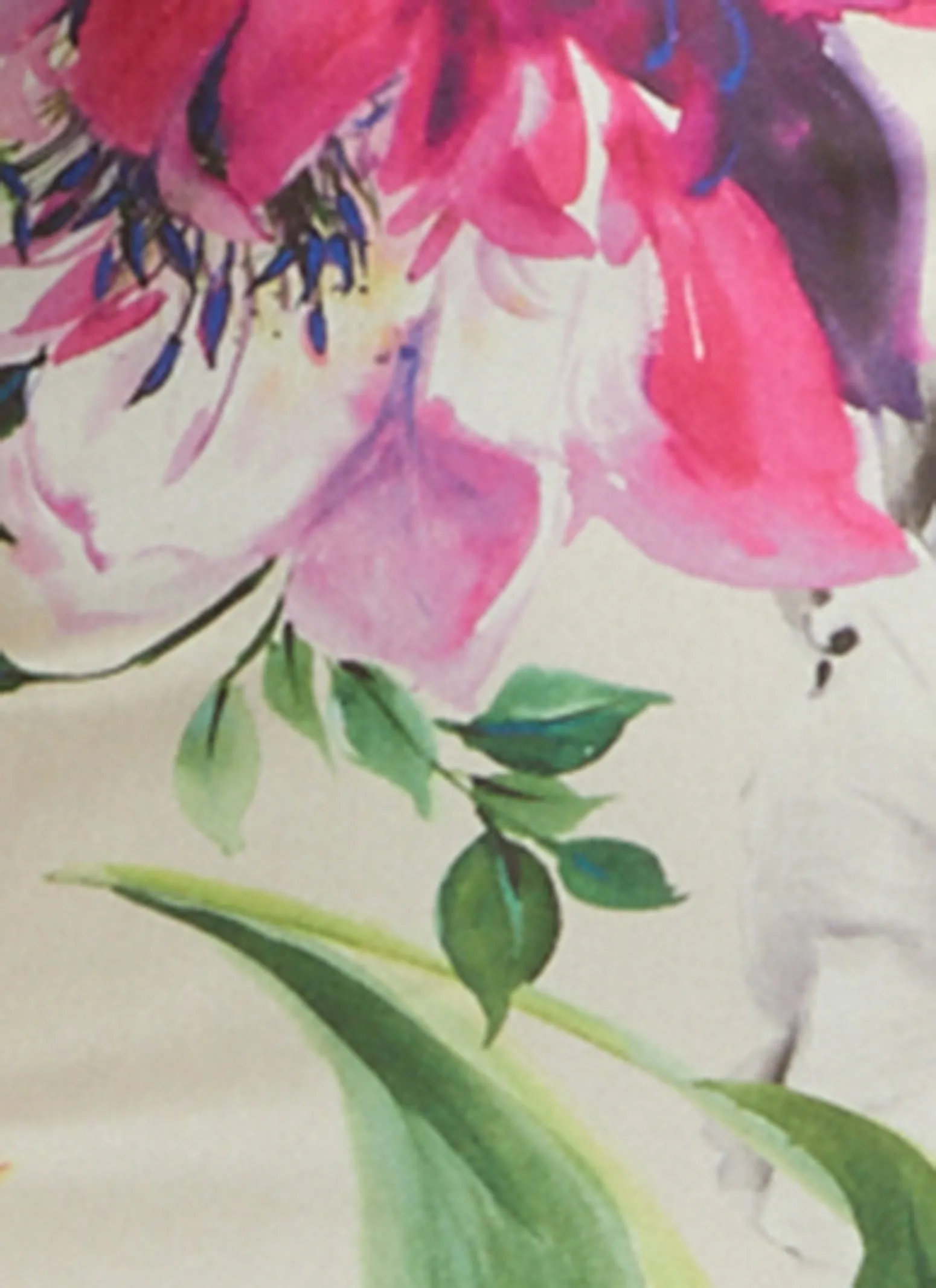 Iris Floral Print Lace Up Back Maxi Dress sold by Rainbow product image thumbnail 4