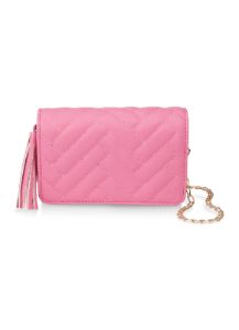 Quilted Chevron Crossbody Bag sold by Rainbow