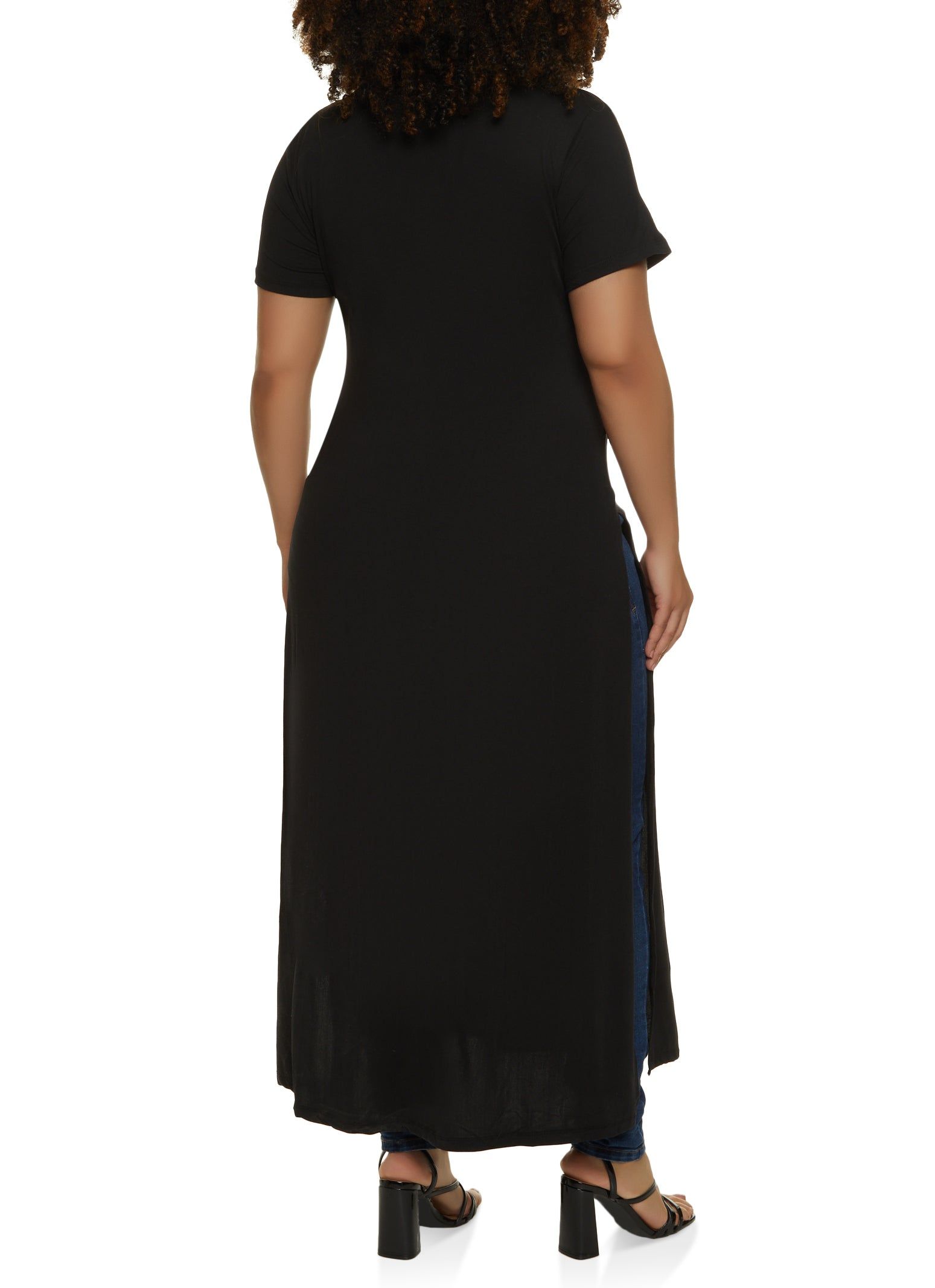 Plus Size Rhinestone New York City Maxi Tee sold by Rainbow product image thumbnail 3