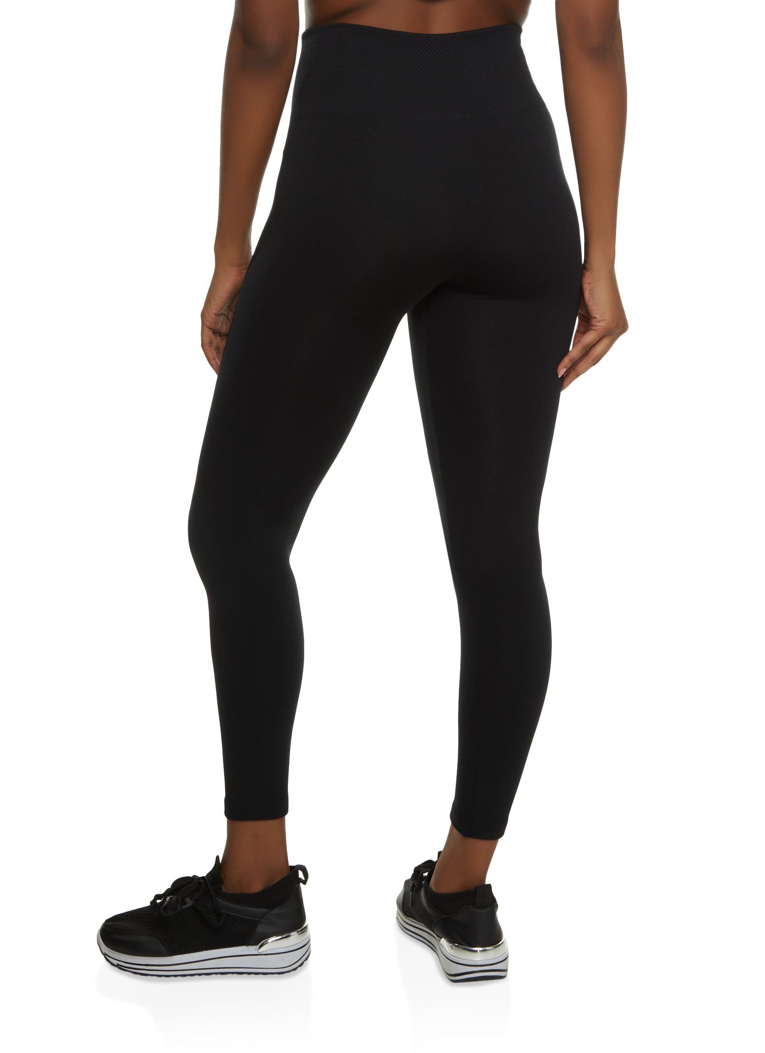 Waffle Knit Waistband Detail Leggings sold by Rainbow product image thumbnail 2