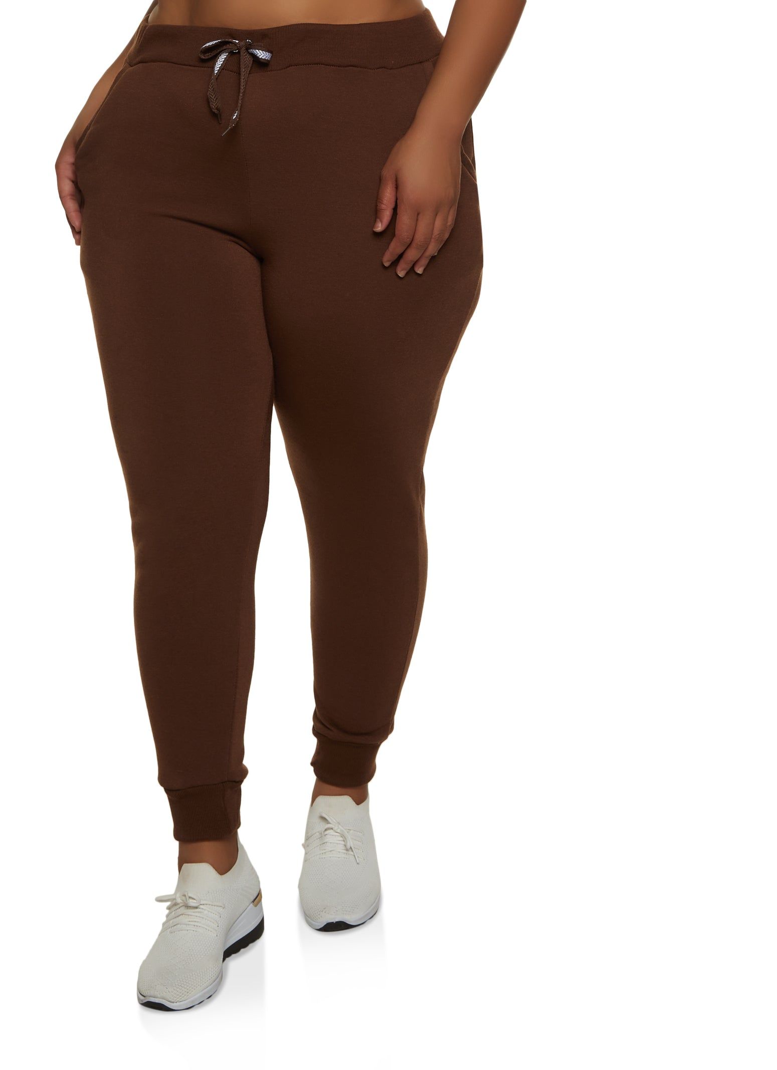 Plus Size Fleece Joggers sold by Rainbow