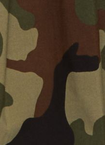 Plus Size Belted Camo Pleated Skirt sold by Rainbow