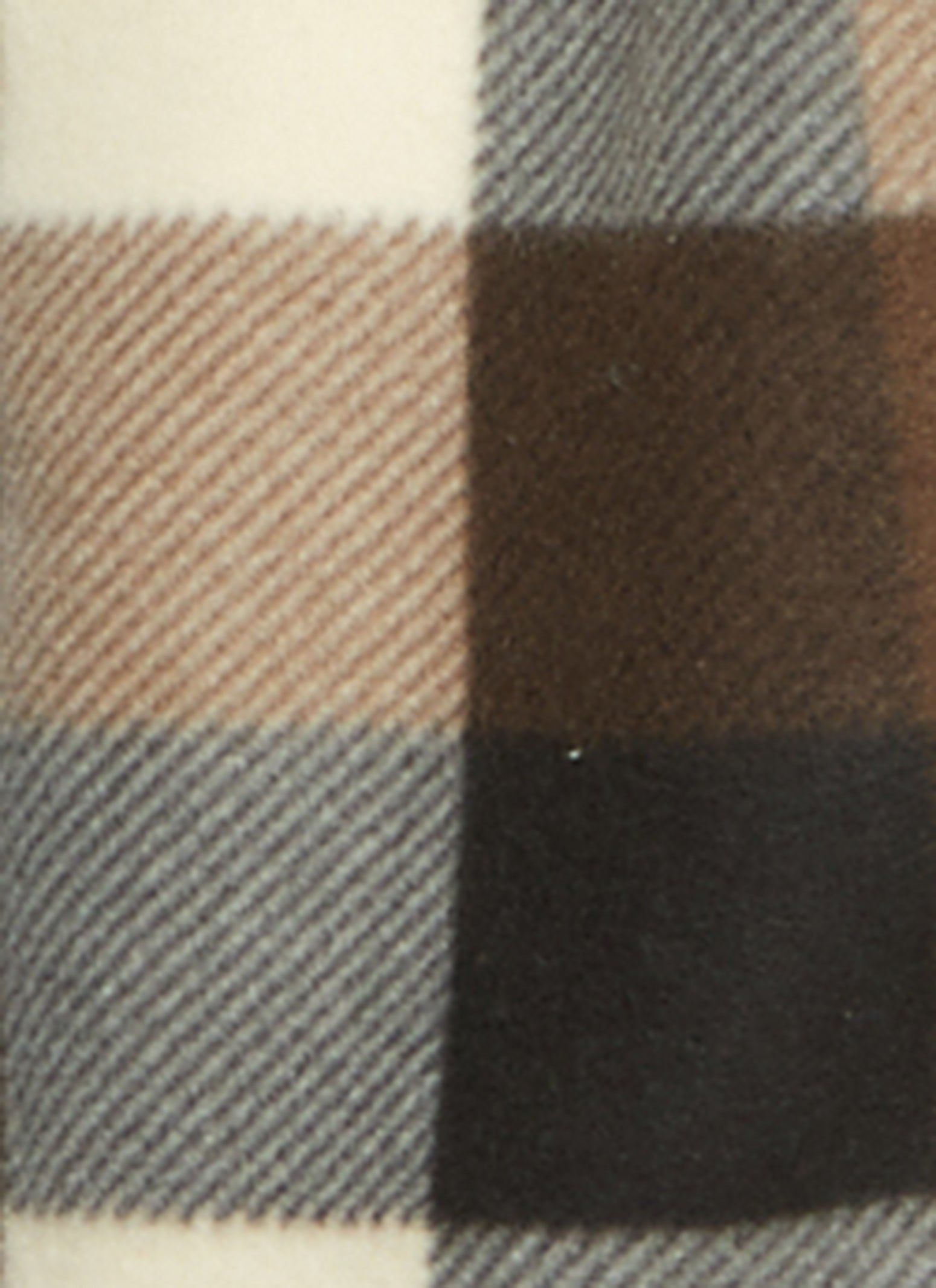 Plaid Brushed Knit Sherpa Lined Longline Shacket sold by Rainbow product image thumbnail 4