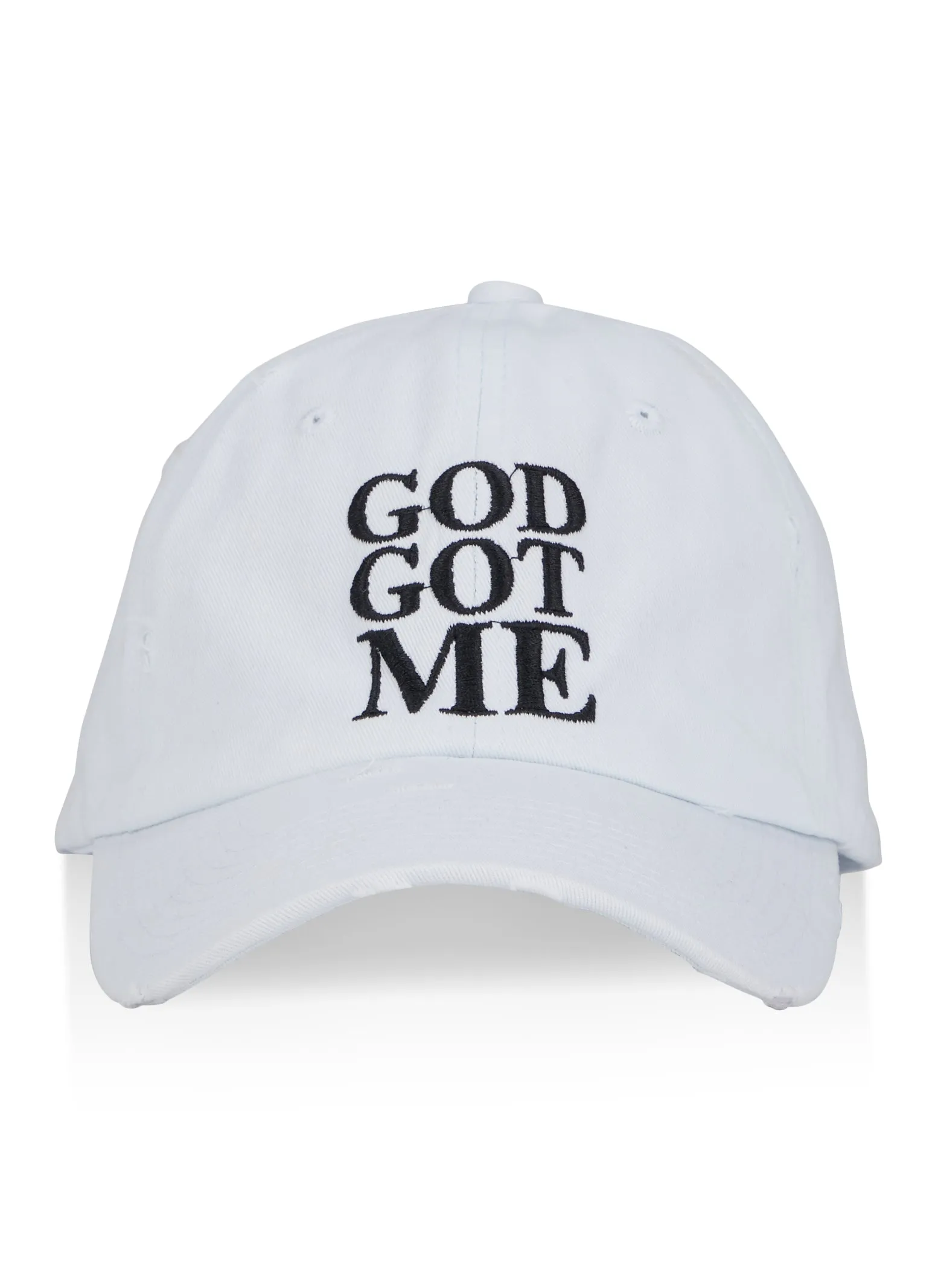 God Got Me Embroidered Baseball Cap sold by Rainbow product image thumbnail 3