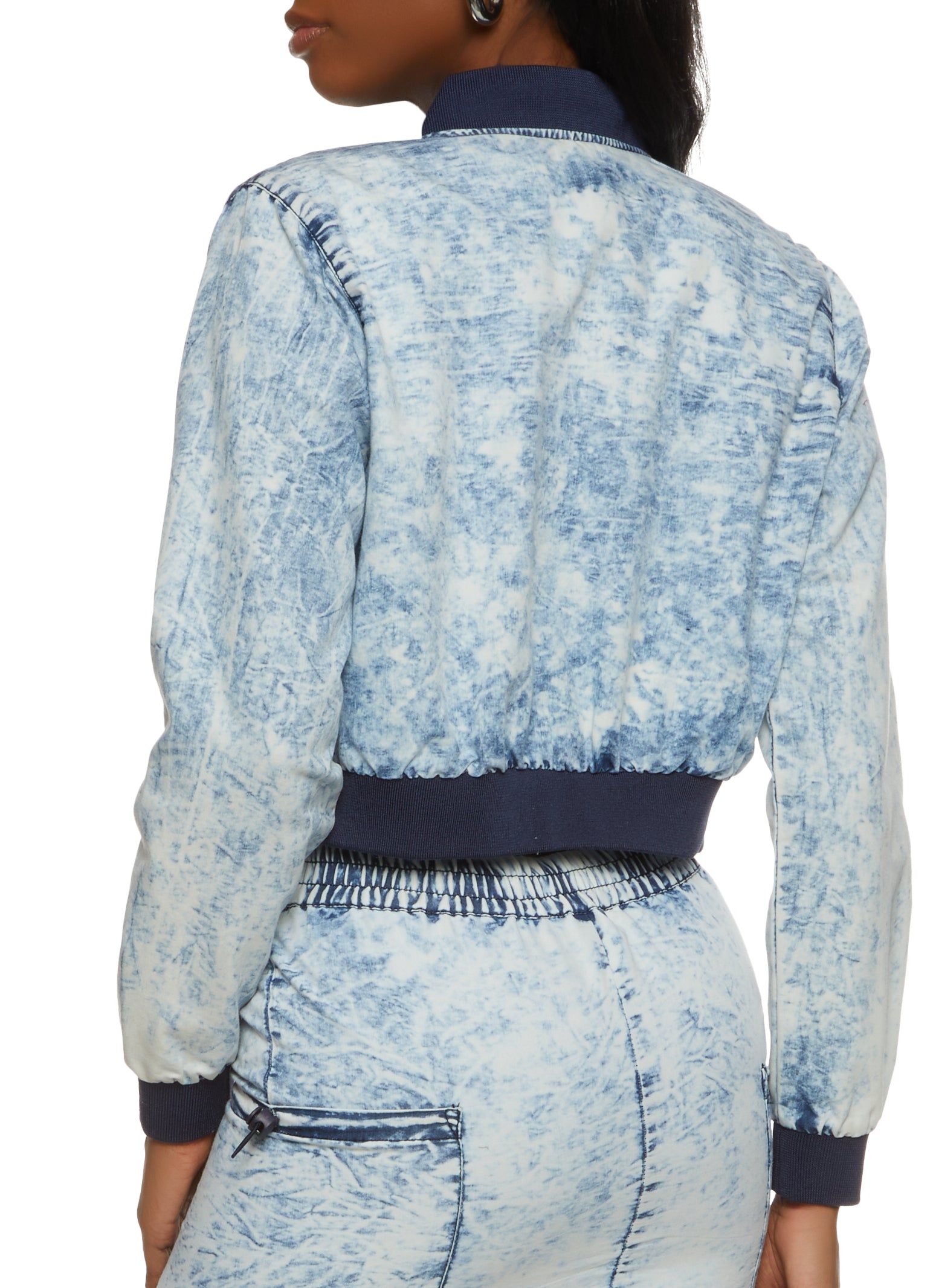 Denim Bomber Jacket sold by Rainbow product image thumbnail 3