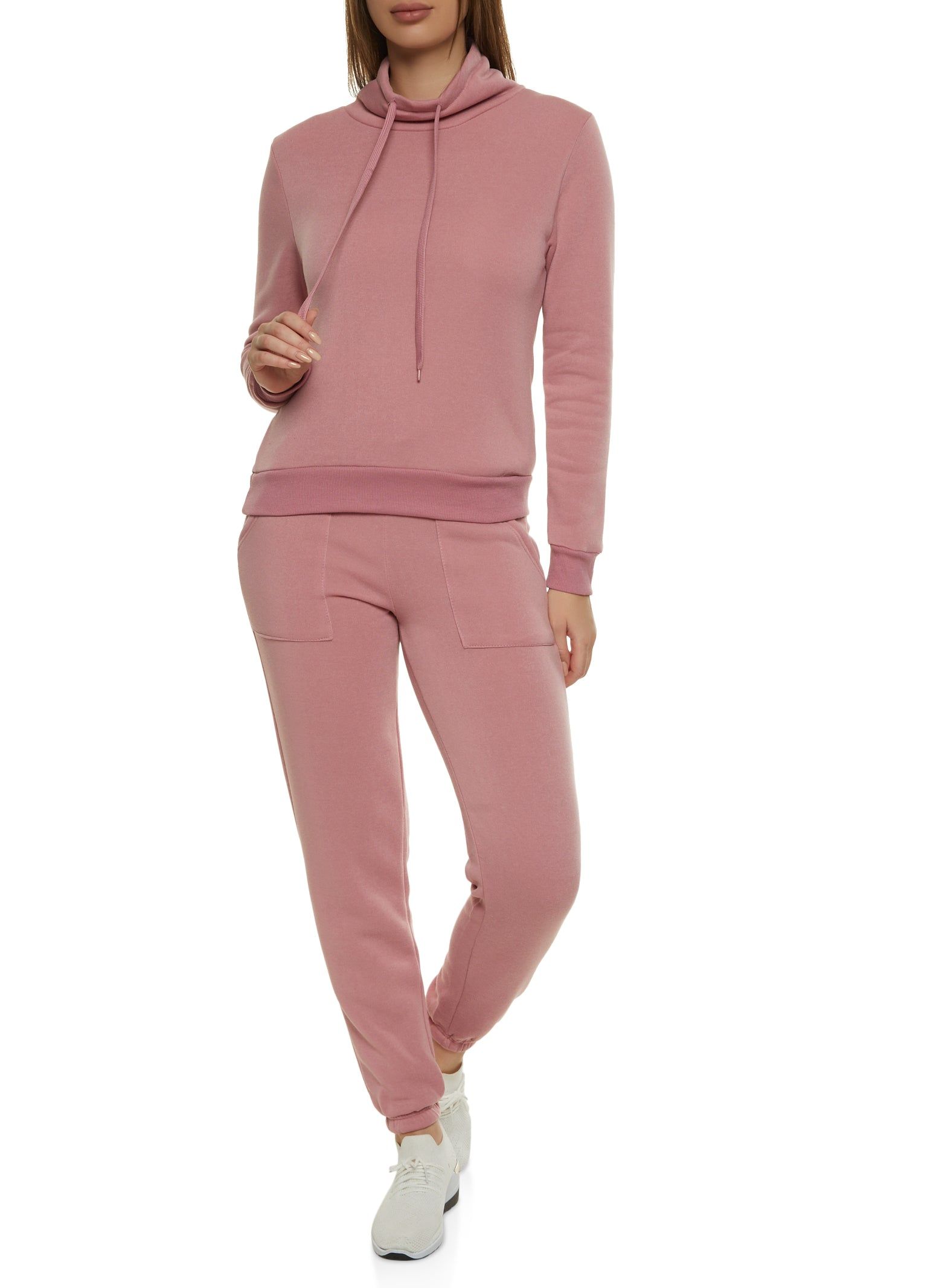 Fleece Funnel Neck Sweatshirt sold by Rainbow product image thumbnail 2