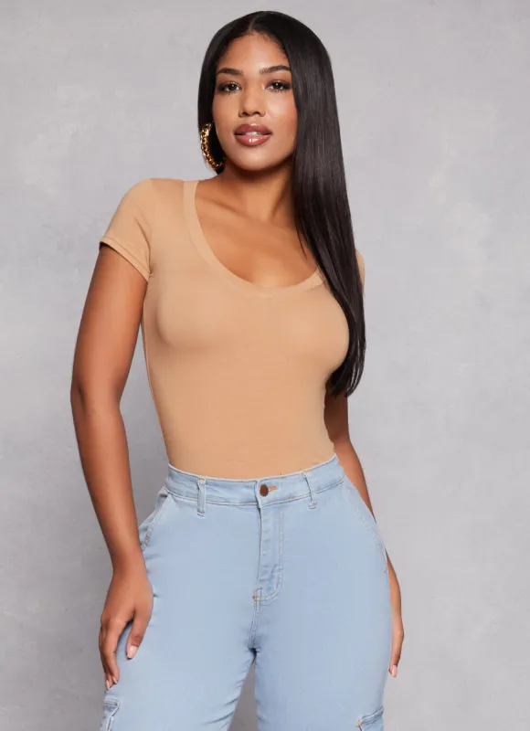 V Neck Short Sleeve T Shirt sold by Rainbow