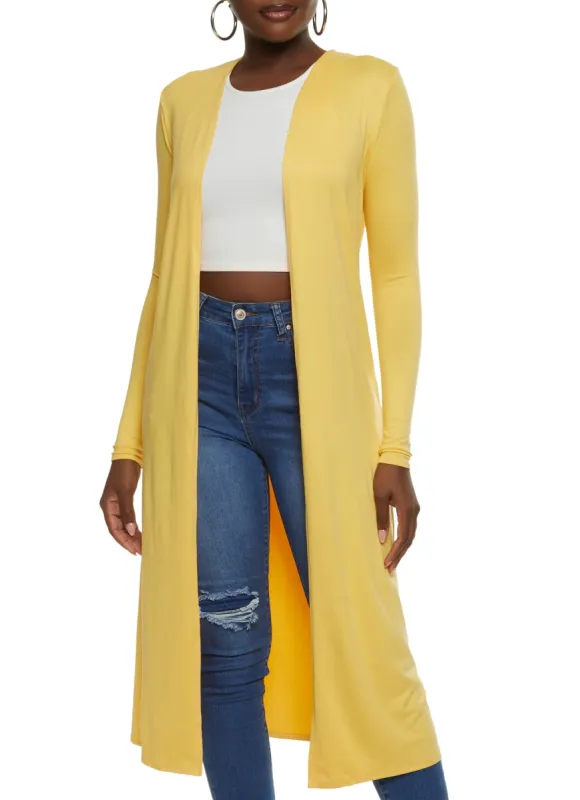 Long Sleeve Open Front Duster sold by Rainbow