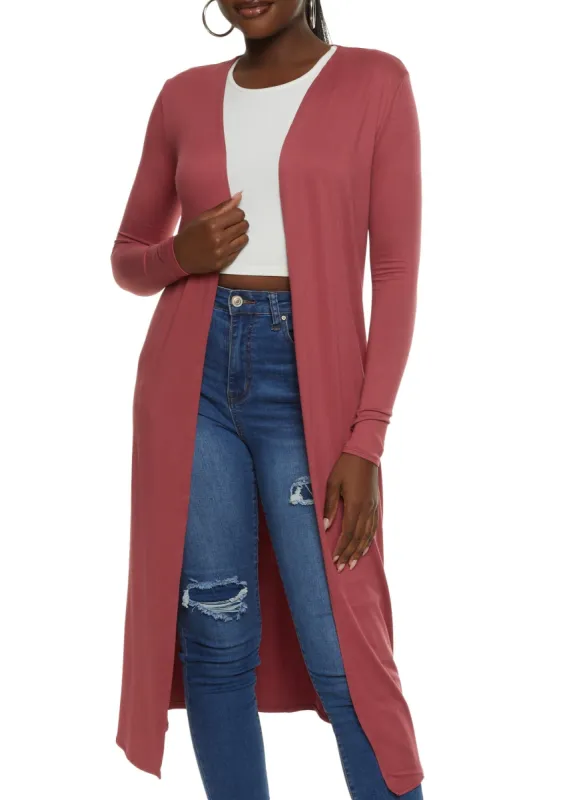 Long Sleeve Open Front Duster sold by Rainbow