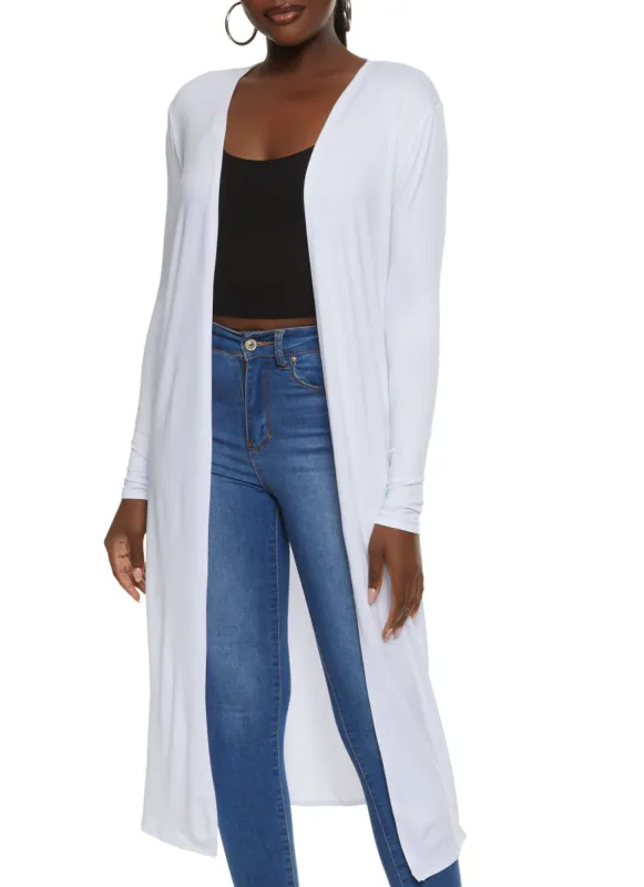 Long Sleeve Open Front Duster sold by Rainbow