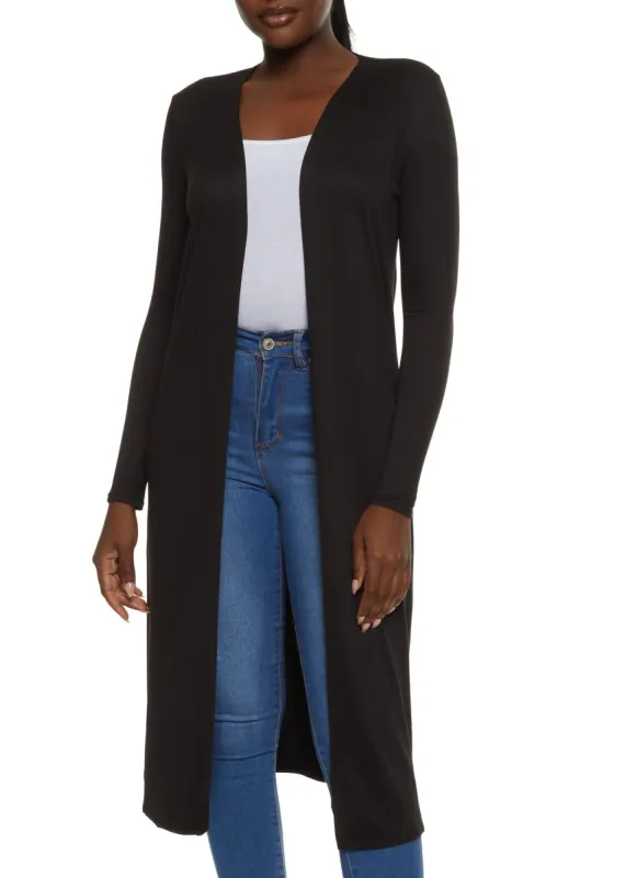 Long Sleeve Open Front Duster sold by Rainbow