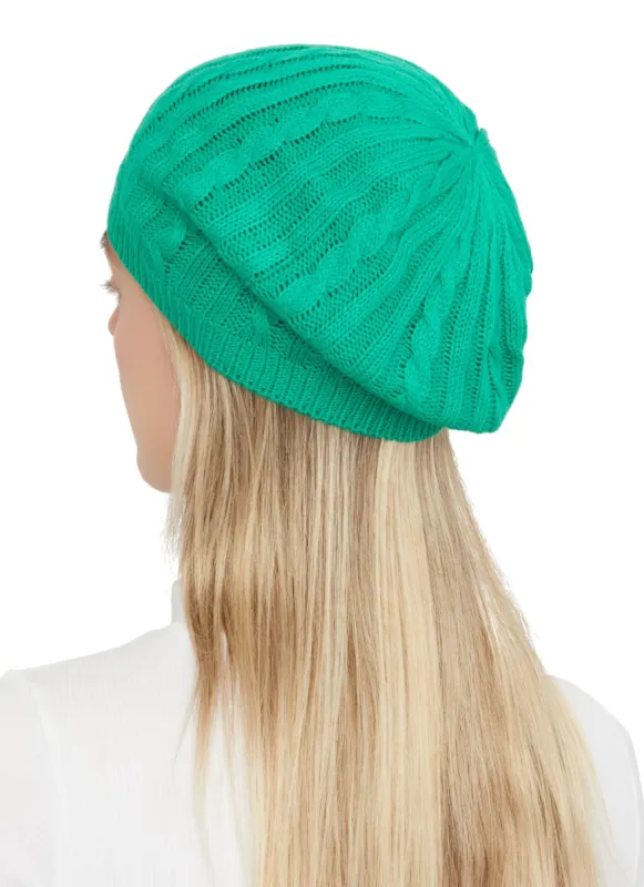 Cable Knit Beret sold by Rainbow