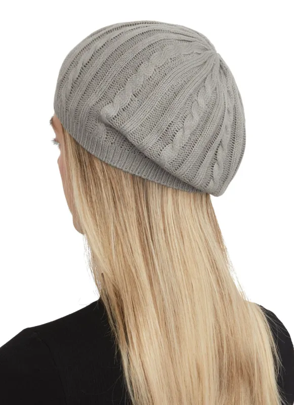 Cable Knit Beret sold by Rainbow