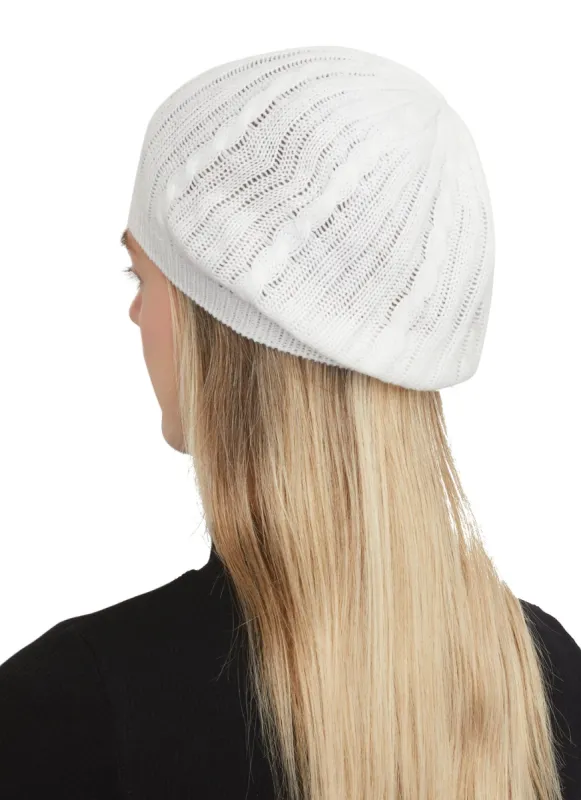 Cable Knit Beret sold by Rainbow