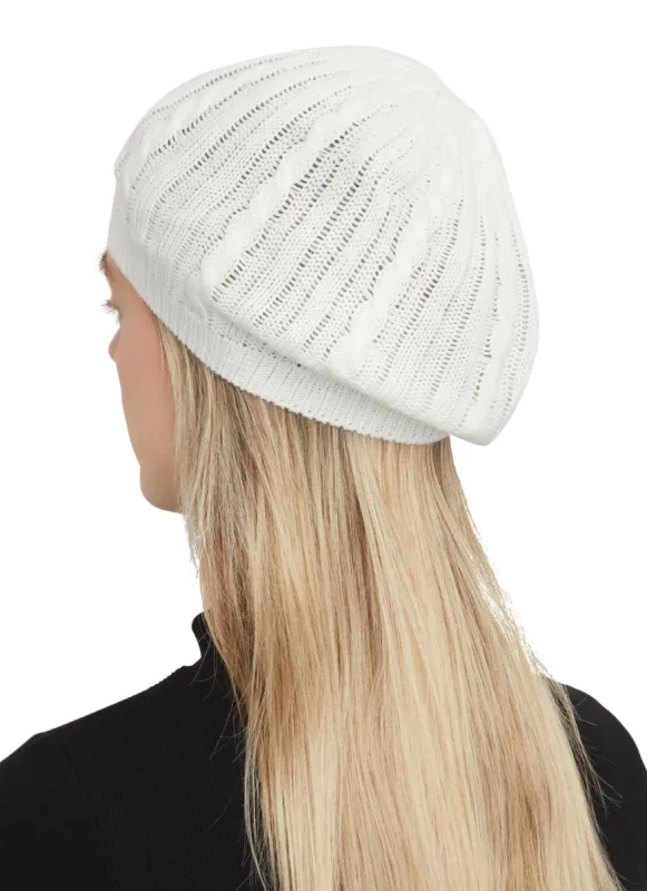 Cable Knit Beret sold by Rainbow