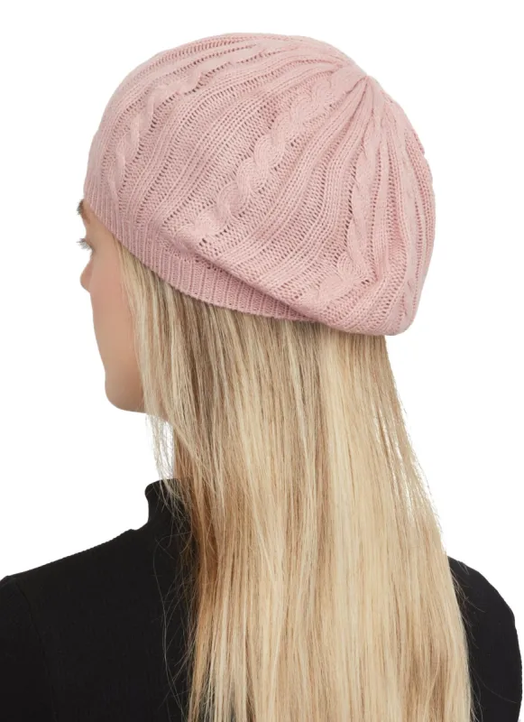 Cable Knit Beret sold by Rainbow