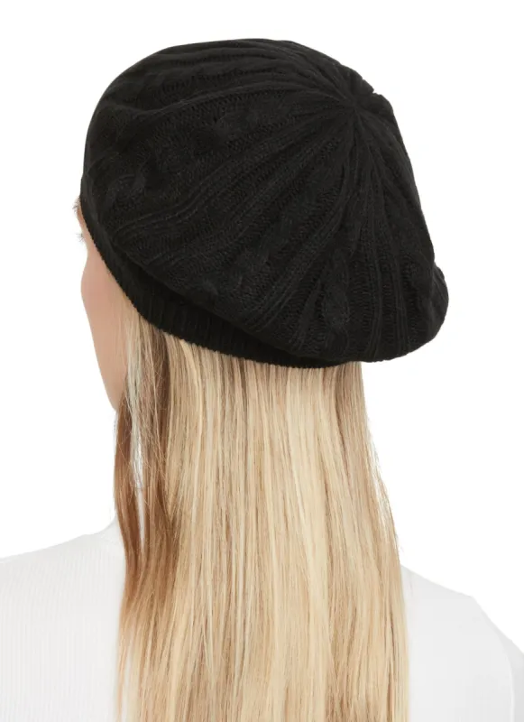 Cable Knit Beret sold by Rainbow