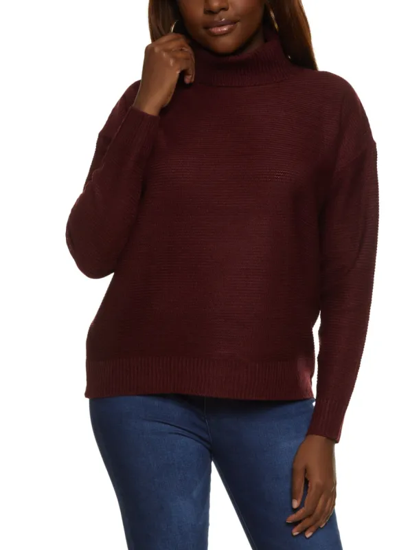 Turtleneck Pullover Sweater sold by Rainbow