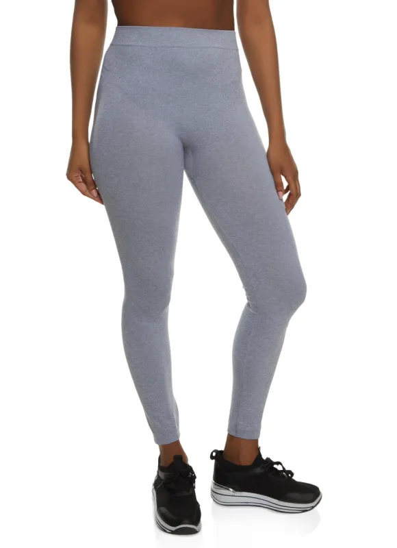 Solid Seamless High Waist Leggings sold by Rainbow