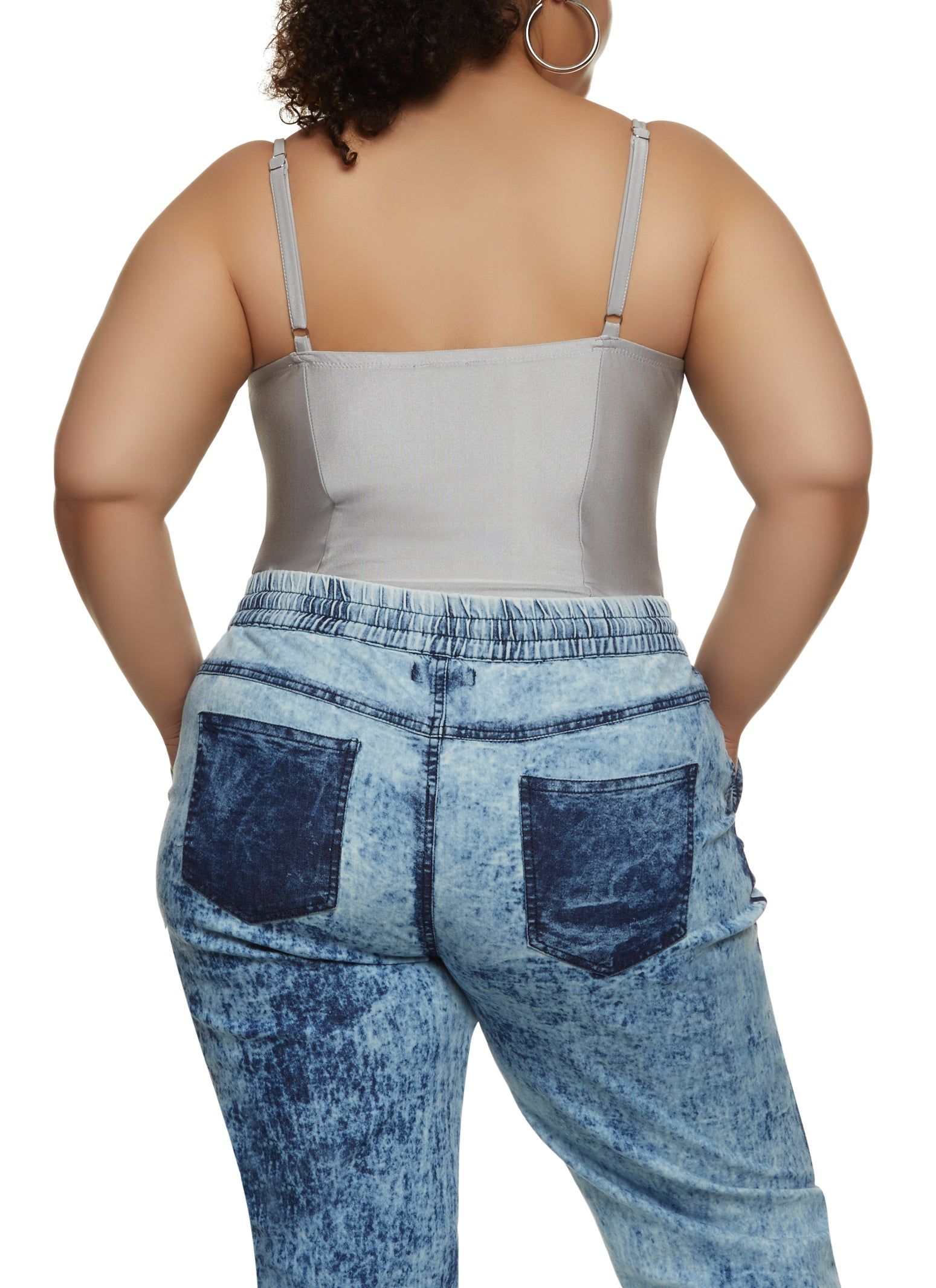 Plus Size Ruched Bustier Bodysuit sold by Rainbow product image thumbnail 3