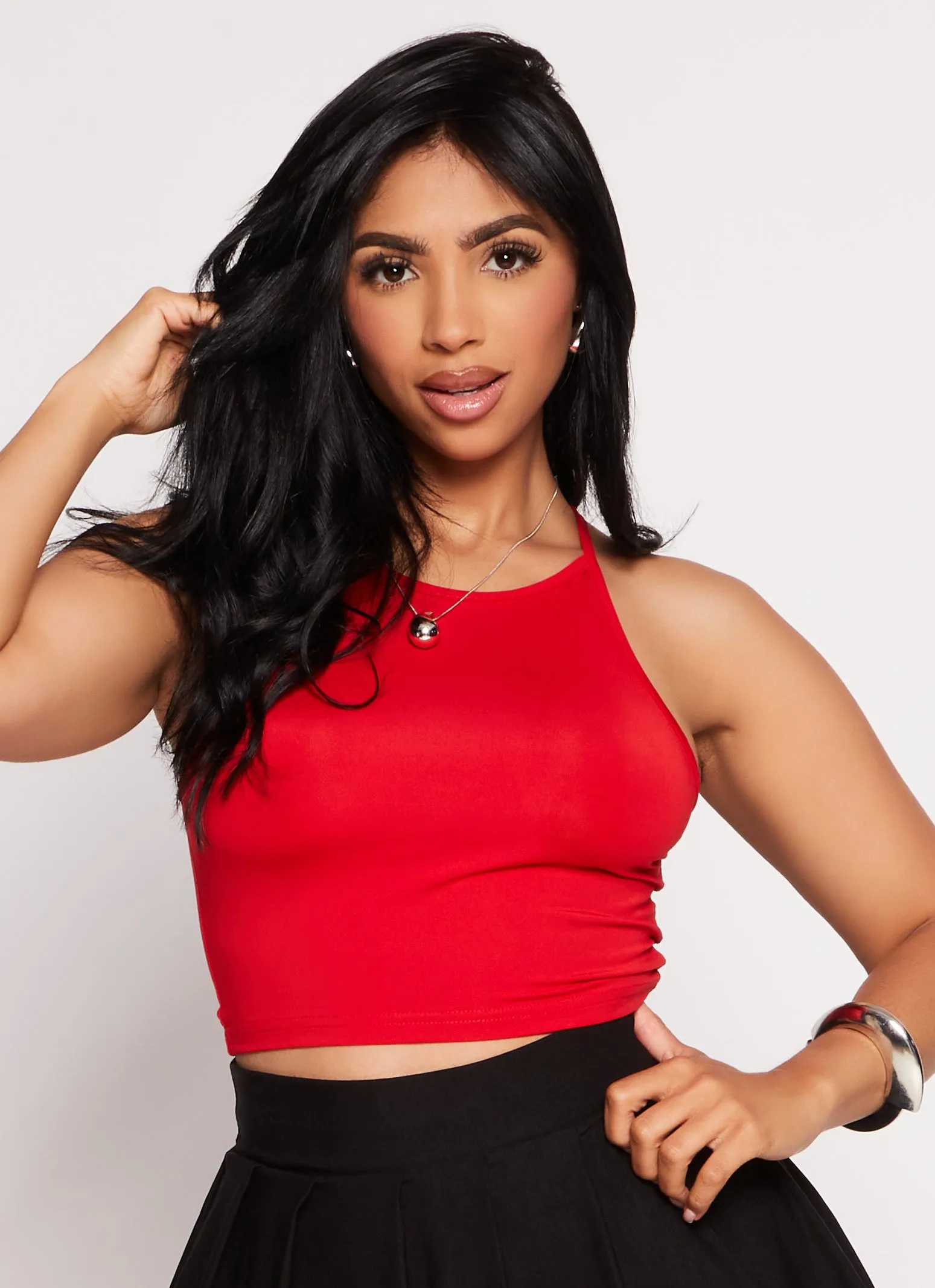 Daisy High Neck Cropped Cami sold by Rainbow