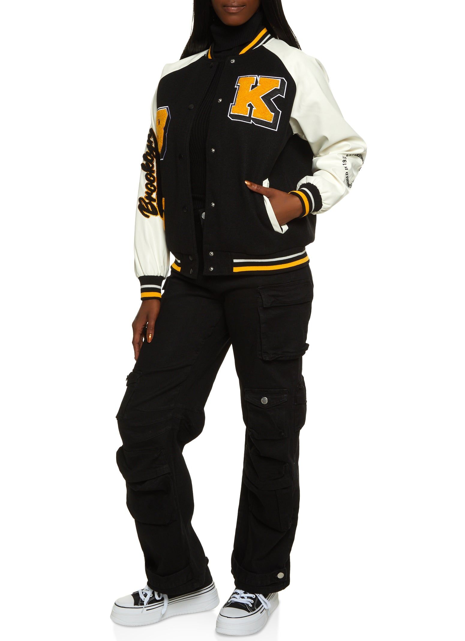BK Chenille Patch Varsity Jacket sold by Rainbow product image thumbnail 2