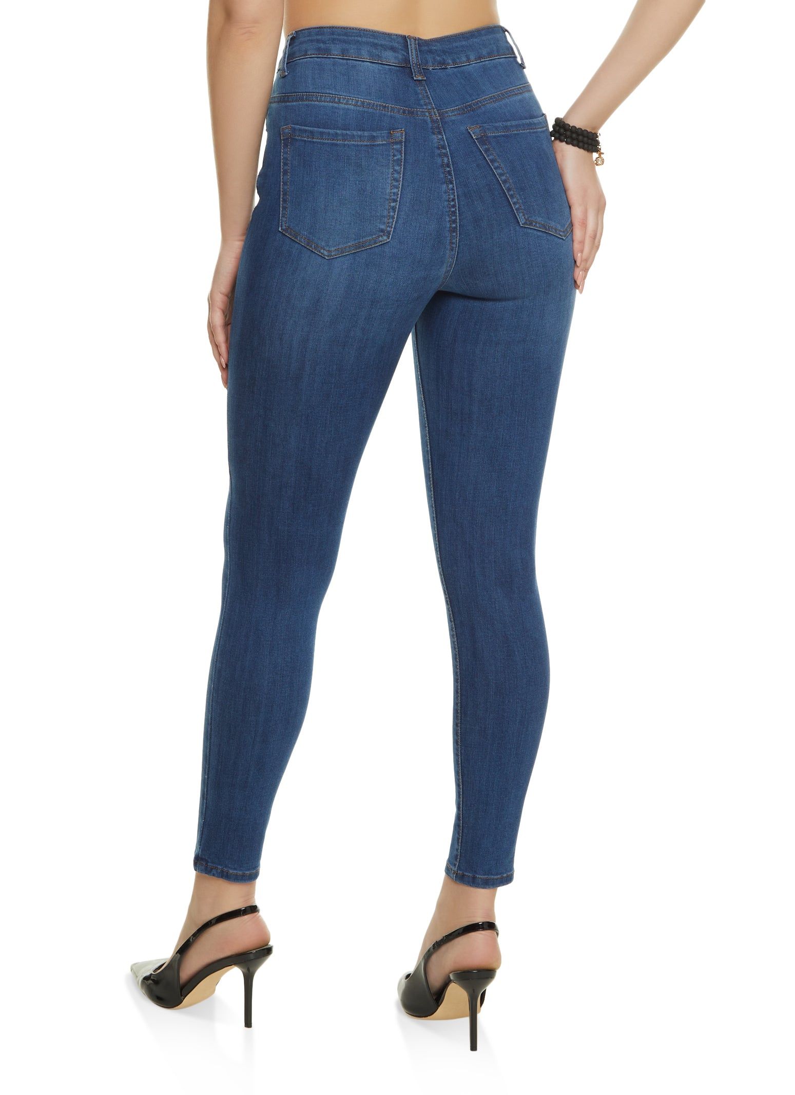 WAX Whiskered High Waist Skinny Jeans sold by Rainbow product image thumbnail 2