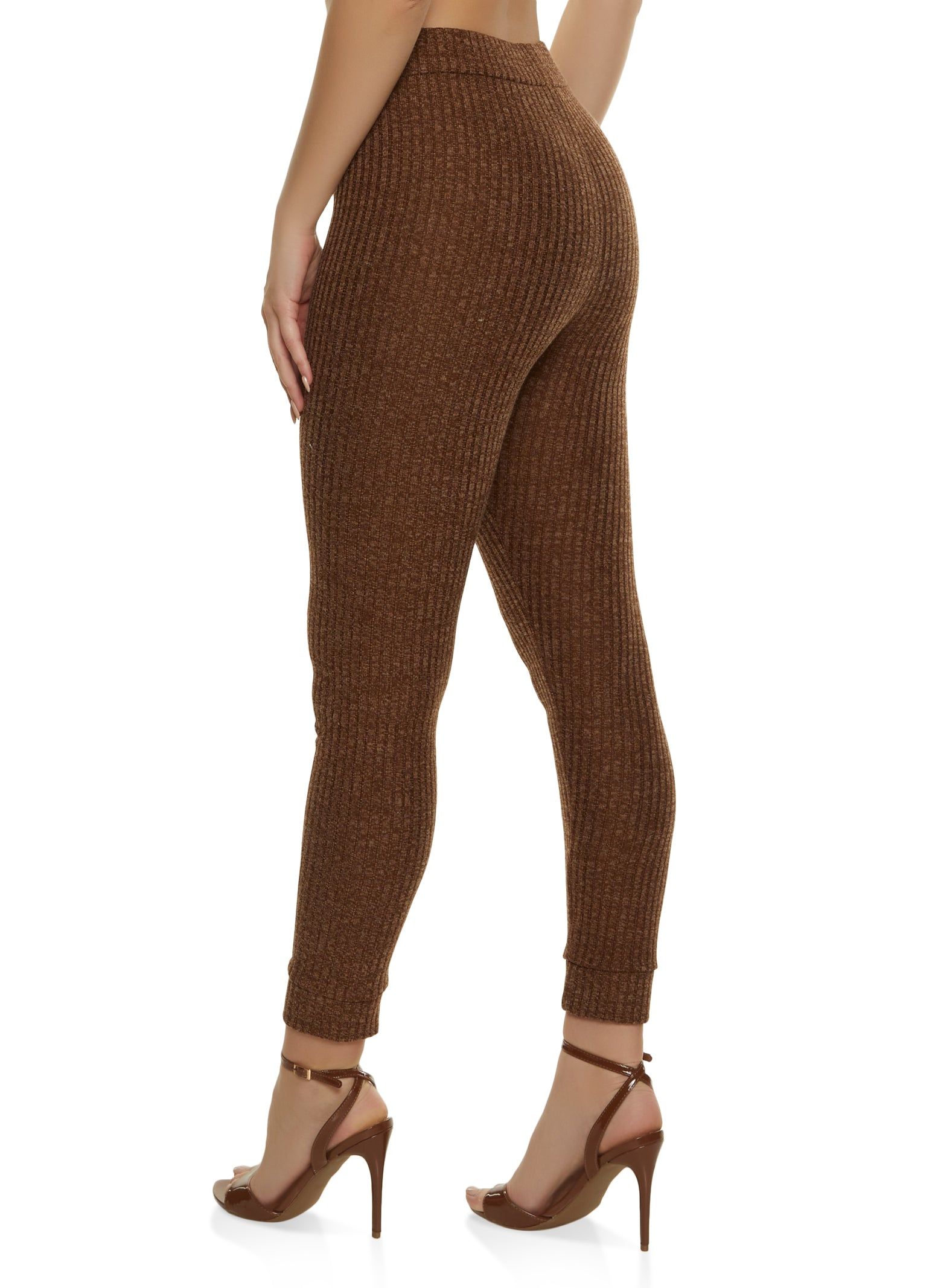 Ribbed Knit High Waist Joggers sold by Rainbow product image thumbnail 2