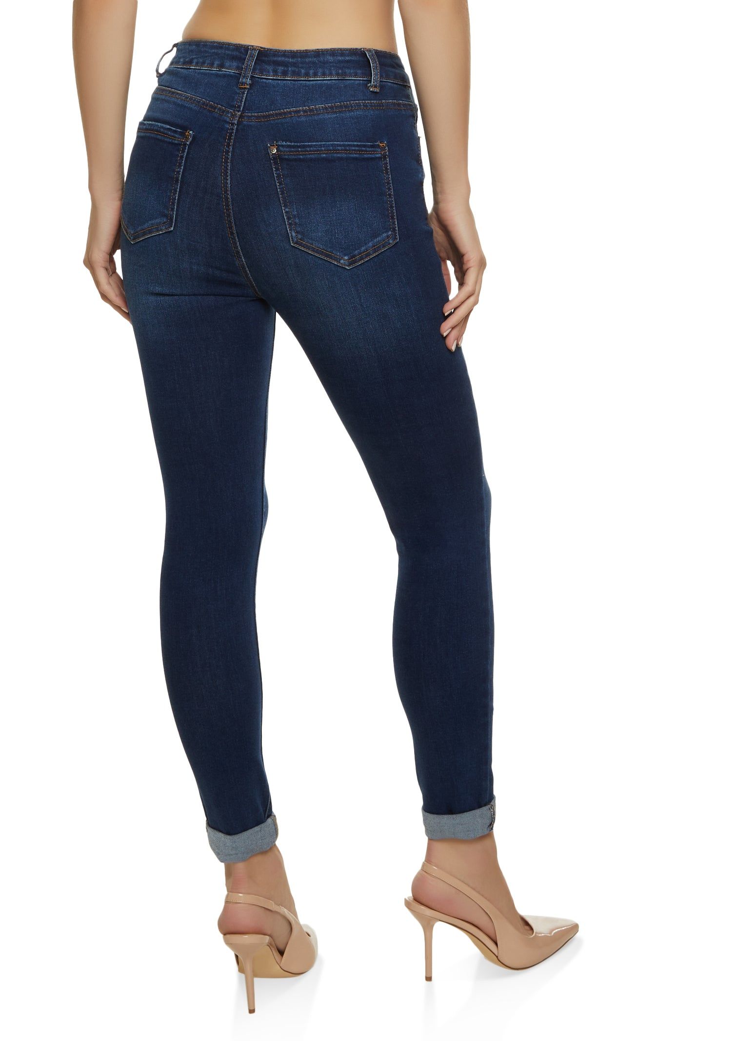 WAX Basic High Waisted Skinny Jeans sold by Rainbow product image thumbnail 2