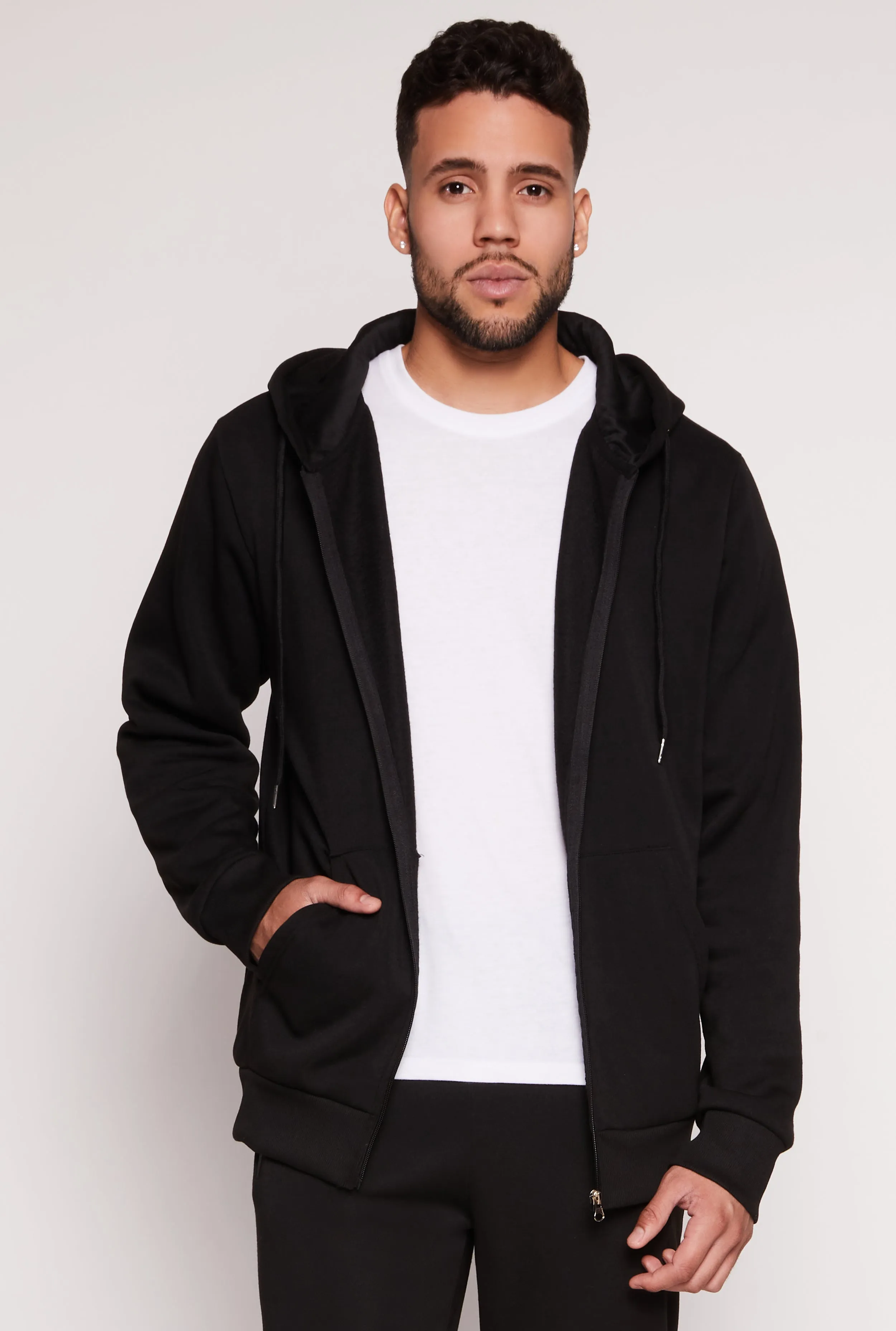 Mens Zip Front Hoodie sold by Rainbow