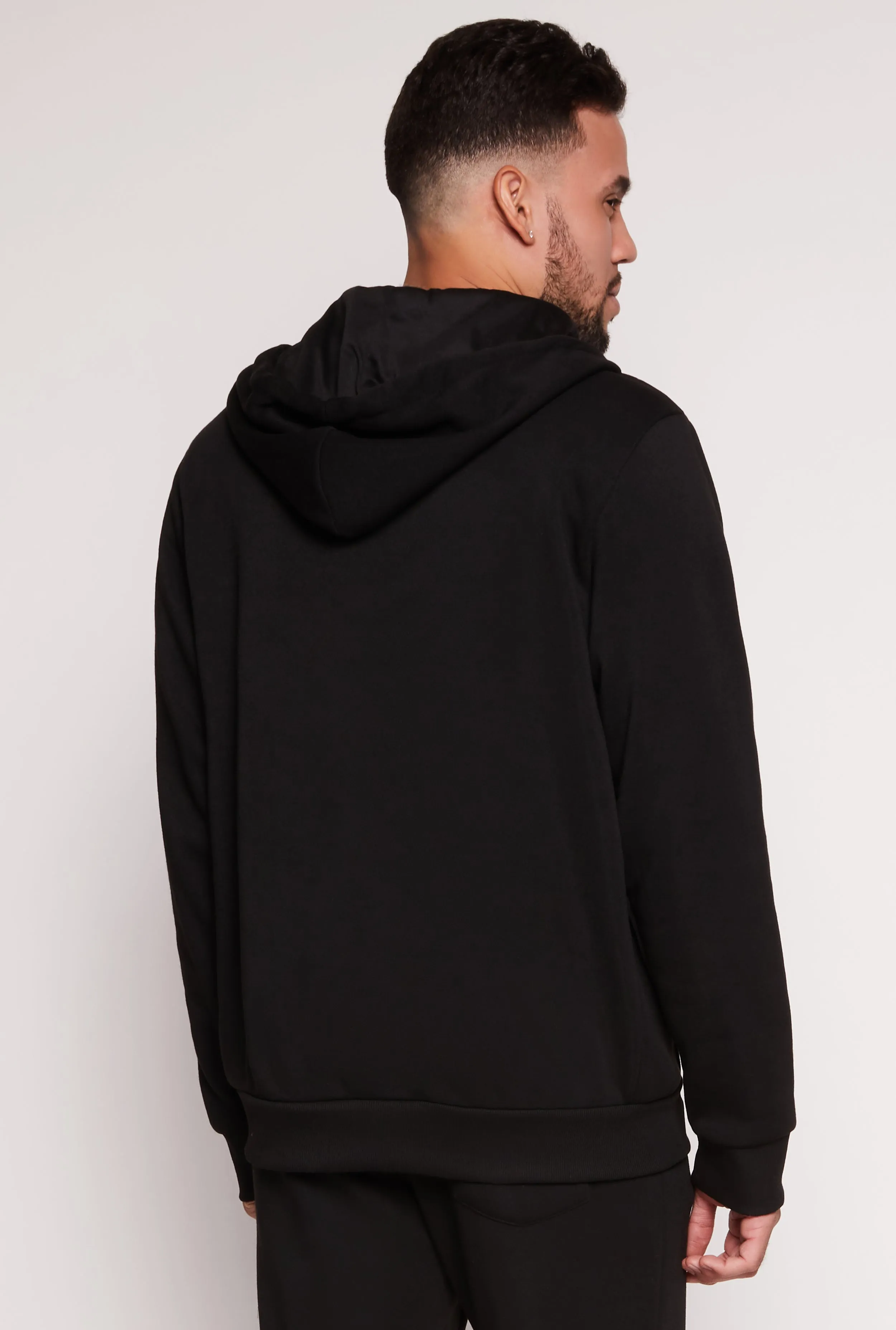 Mens Zip Front Hoodie sold by Rainbow product image thumbnail 3
