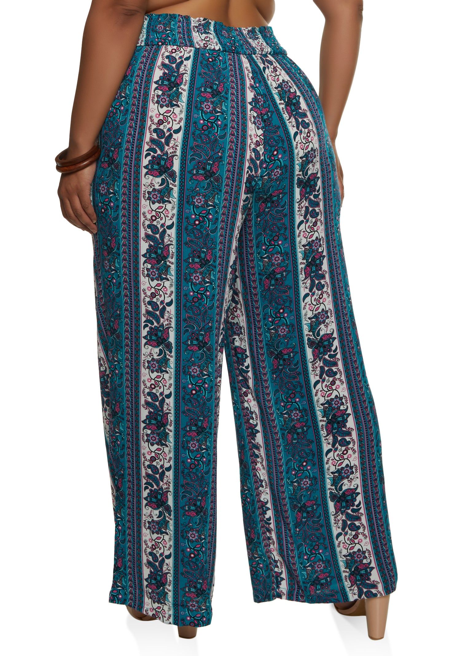 Plus Size Boho Print Palazzo Pants sold by Rainbow product image thumbnail 2