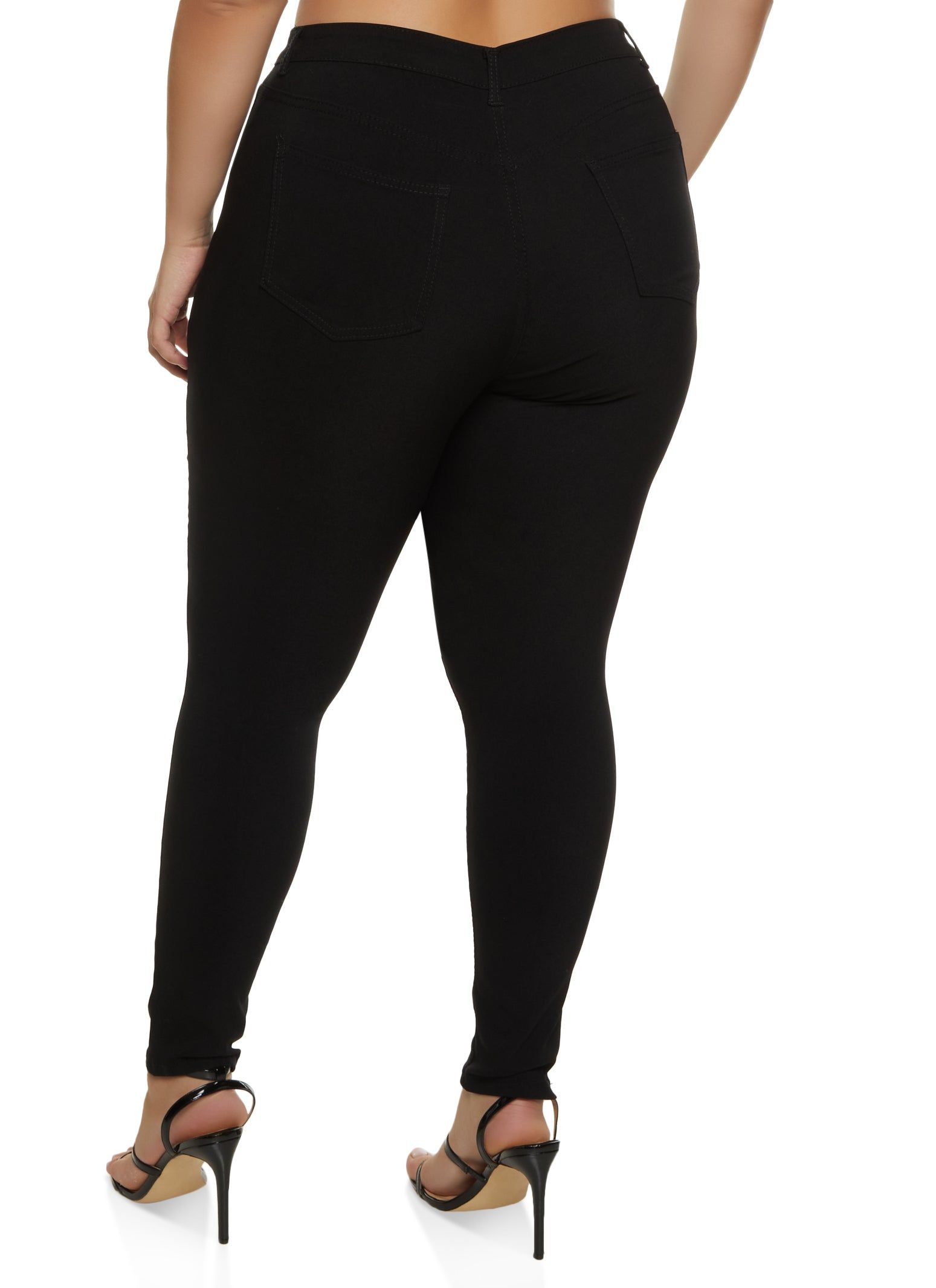 Plus Size Basic Hyperstretch Skinny Pants sold by Rainbow product image thumbnail 2