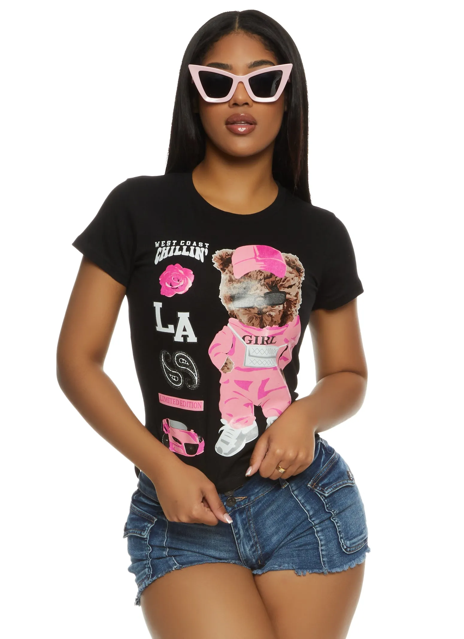 LA Bear Graphic Tee sold by Rainbow
